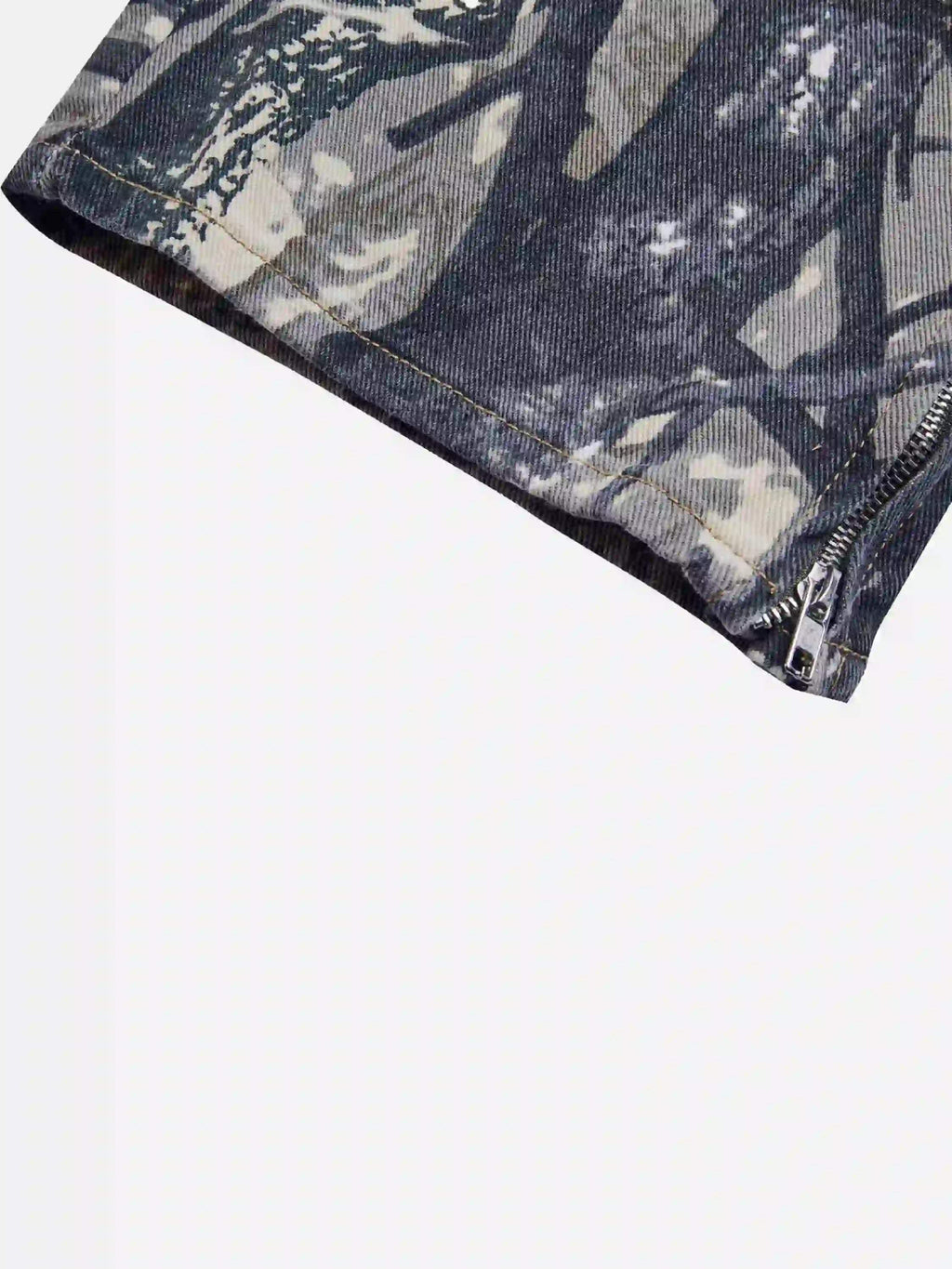 Disguisen Hip Hop Branch Camouflage Zipper Overalls