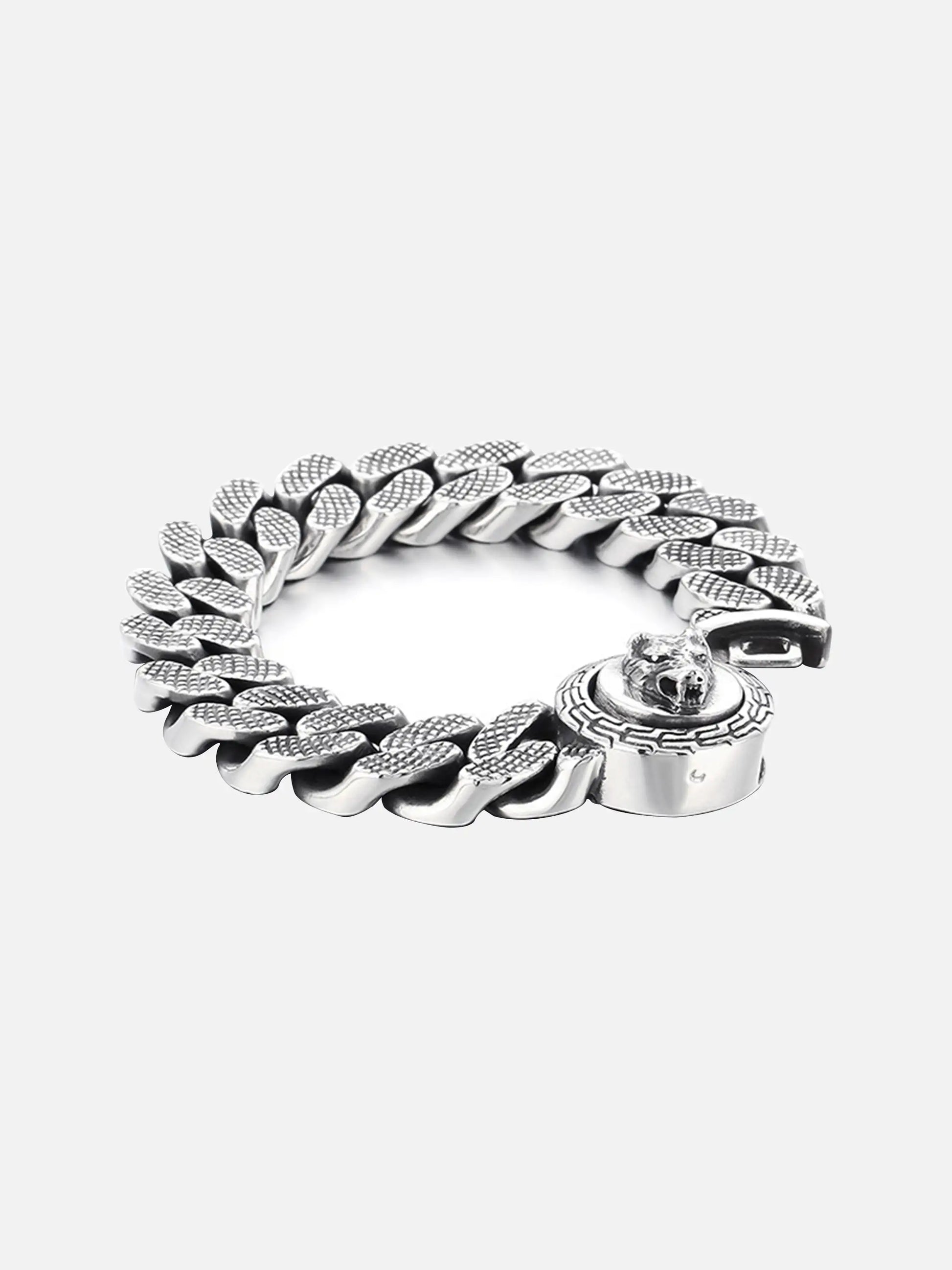Wolf Head Cuban Bracelet
