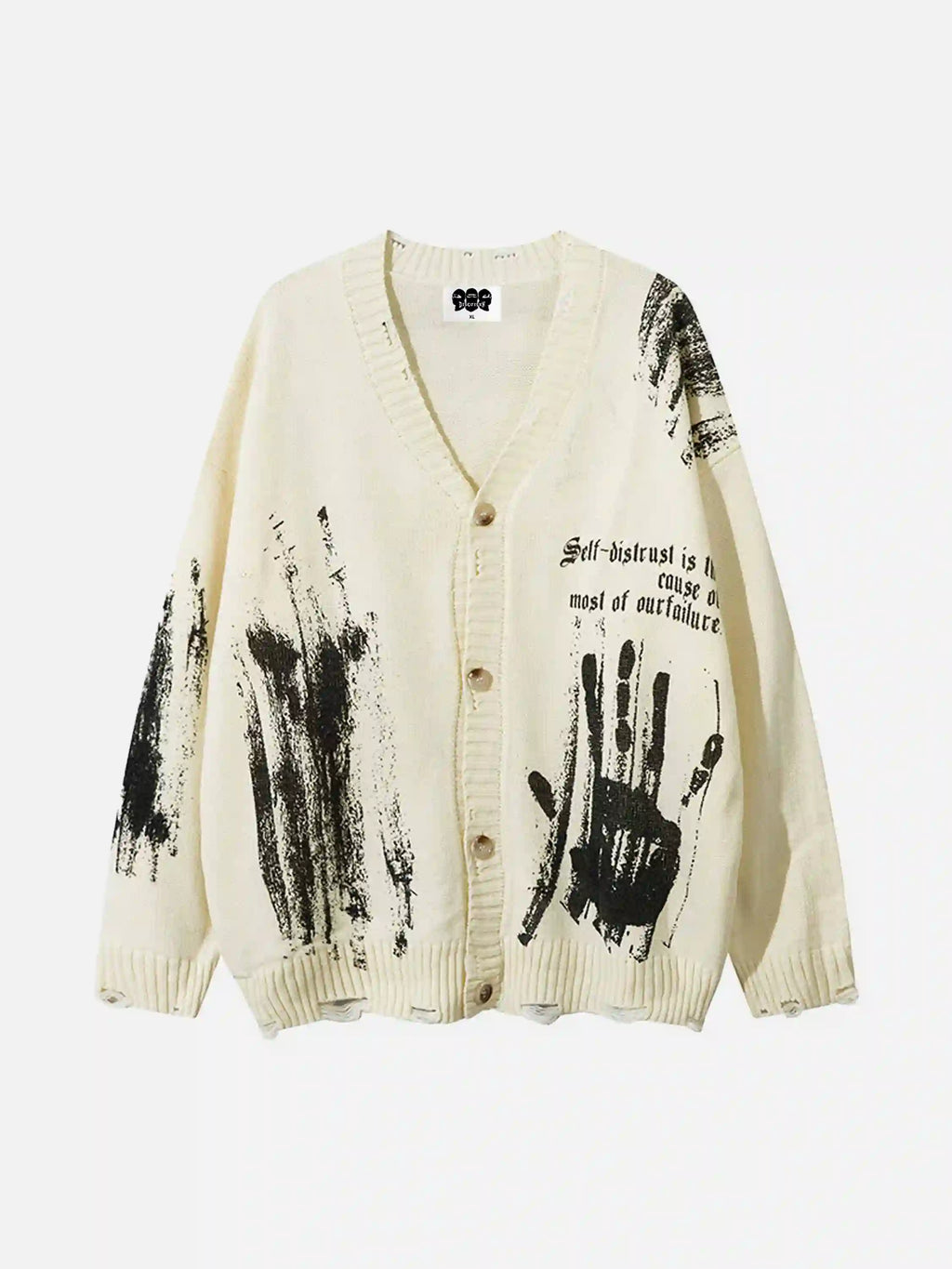 Disguisen Palm Graffiti Cardigan