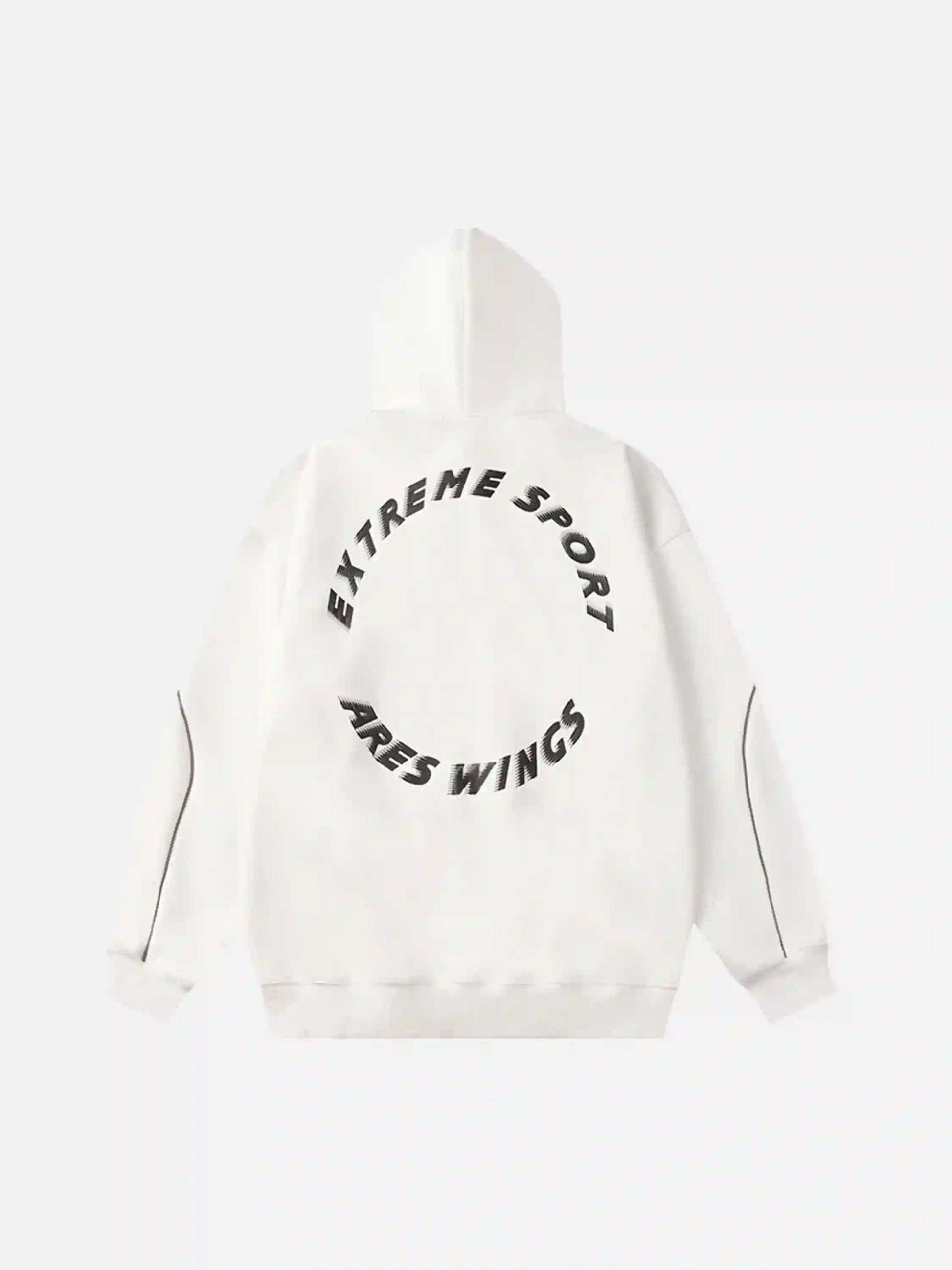 Disguisen Letter Print Line Design Hoodie