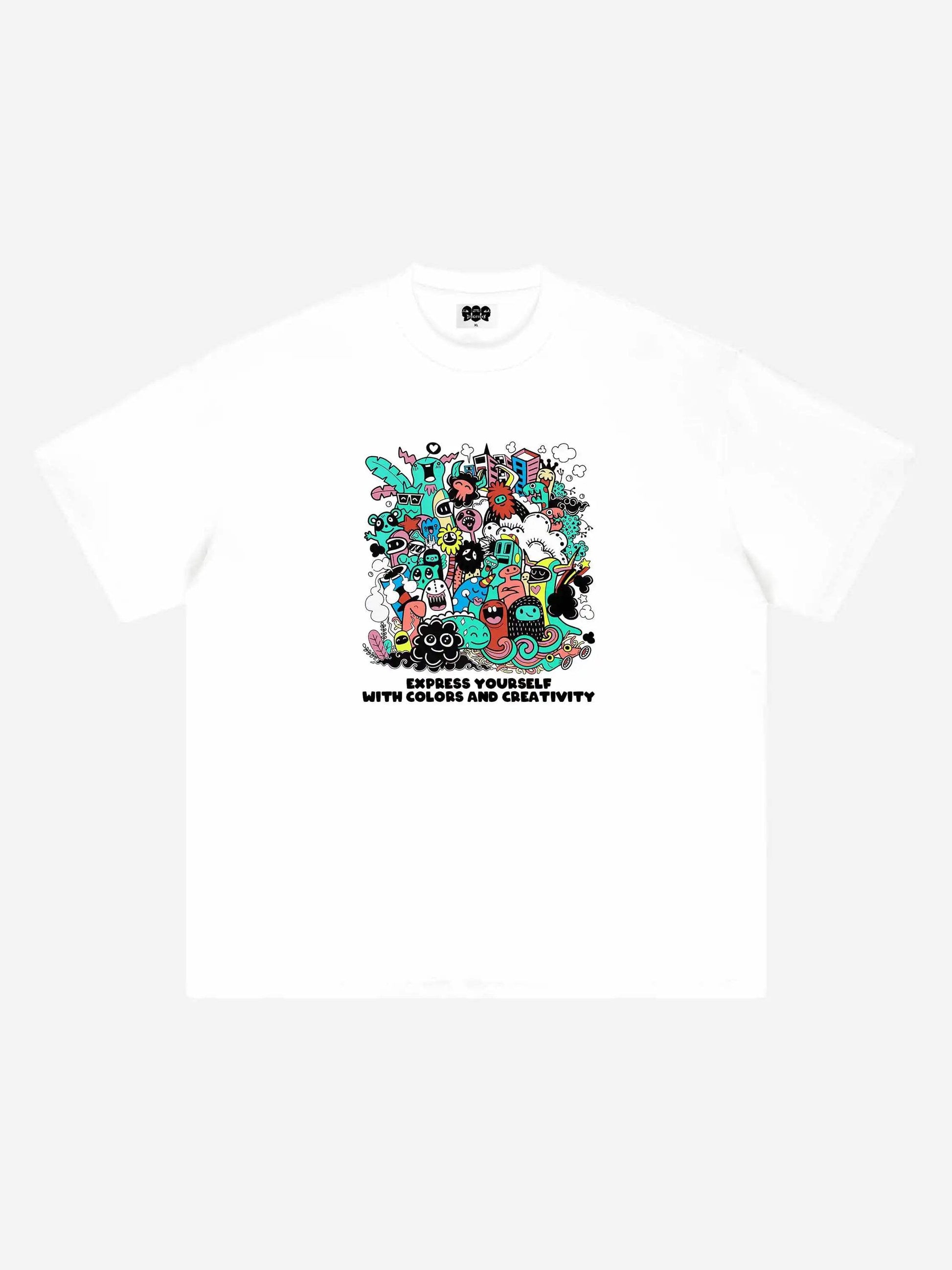 Disguisen Abstract Cartoon T-Shirt
