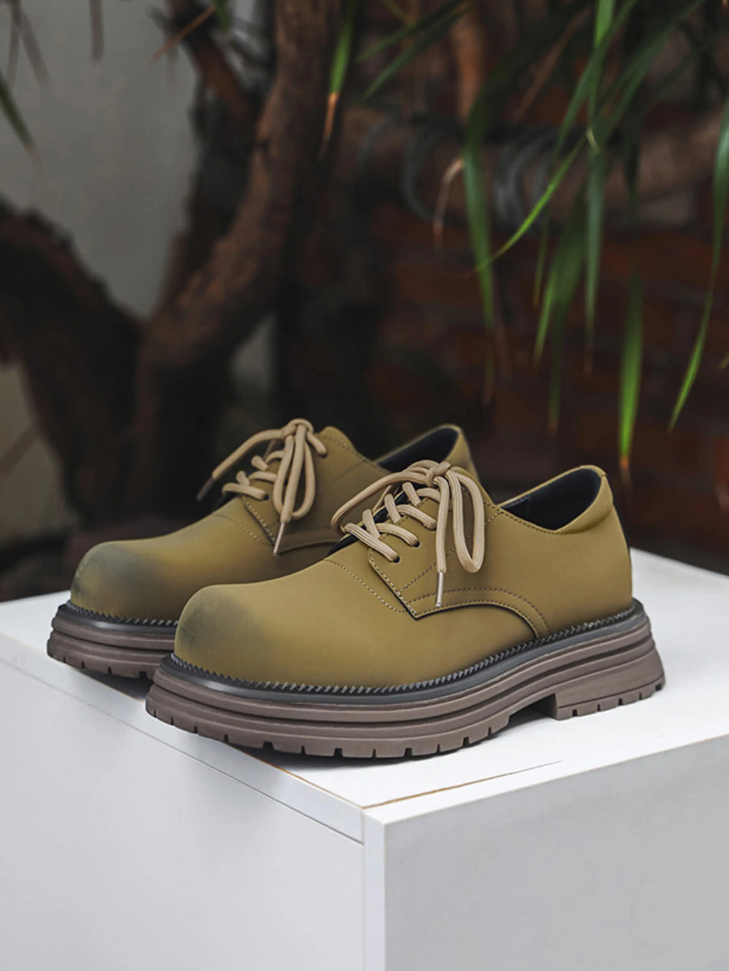 Disguisen Round Toe Thick Bottom Shoes