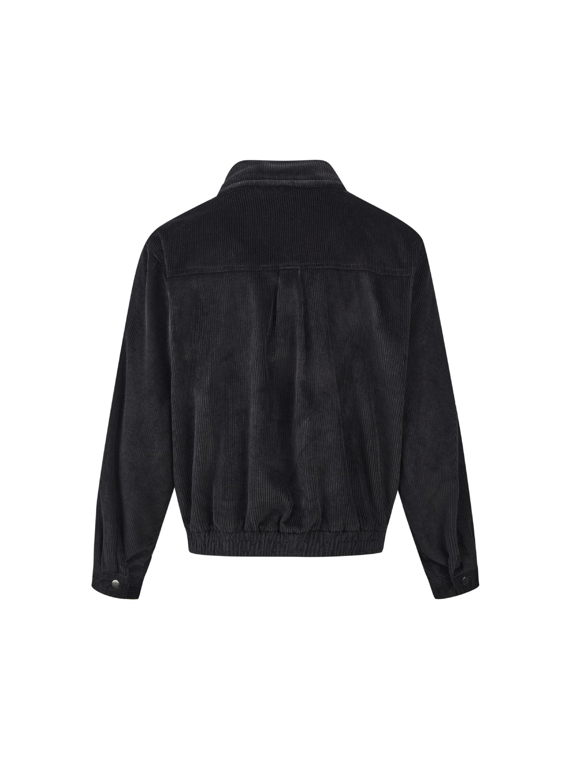 Vintage Badge Embroidery Corduroy Jacket
