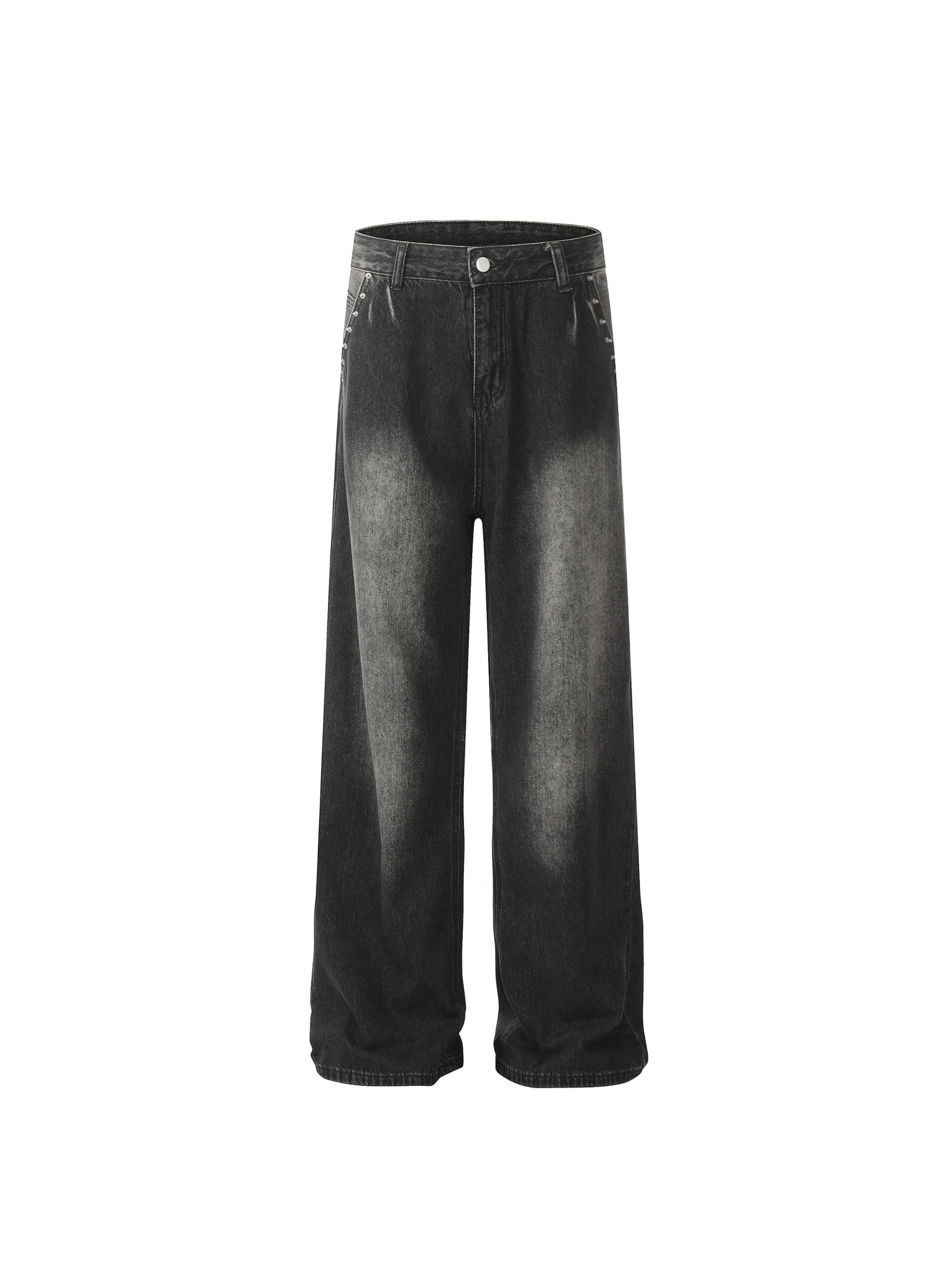 Vintage Washed Distressed Jeans