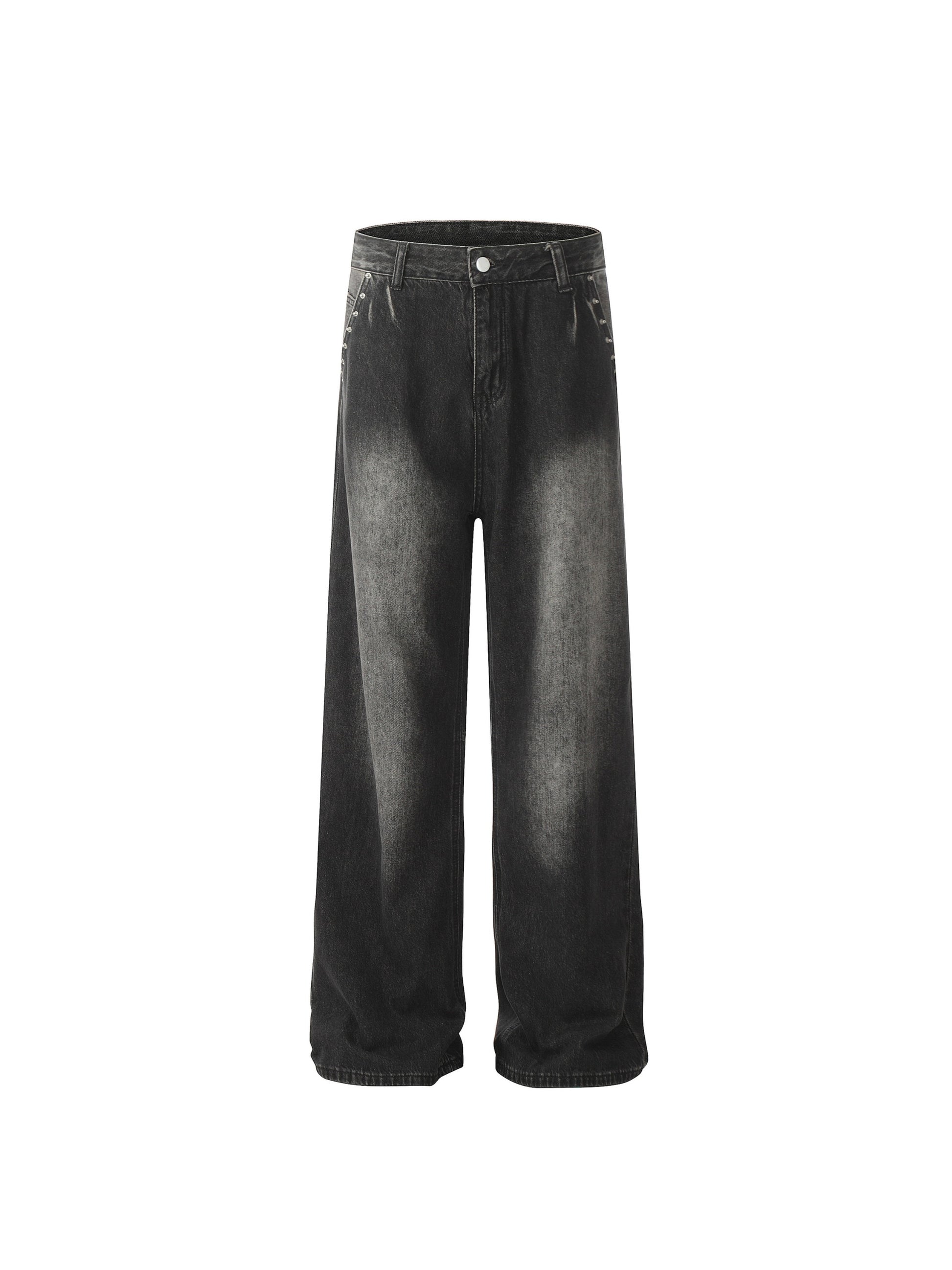 Vintage Washed Distressed Jeans
