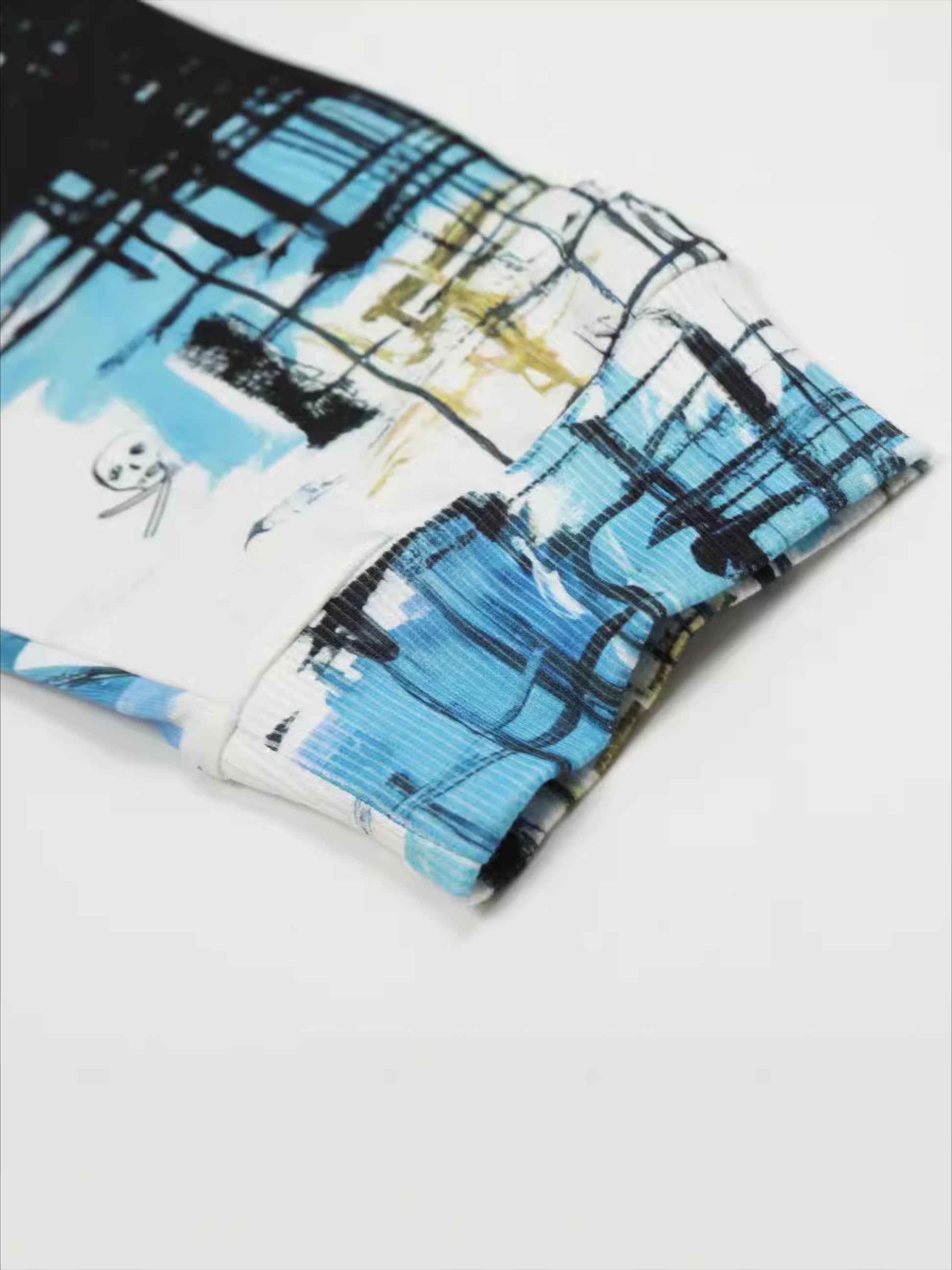 Graffiti Print Long Sleeve T-shirt