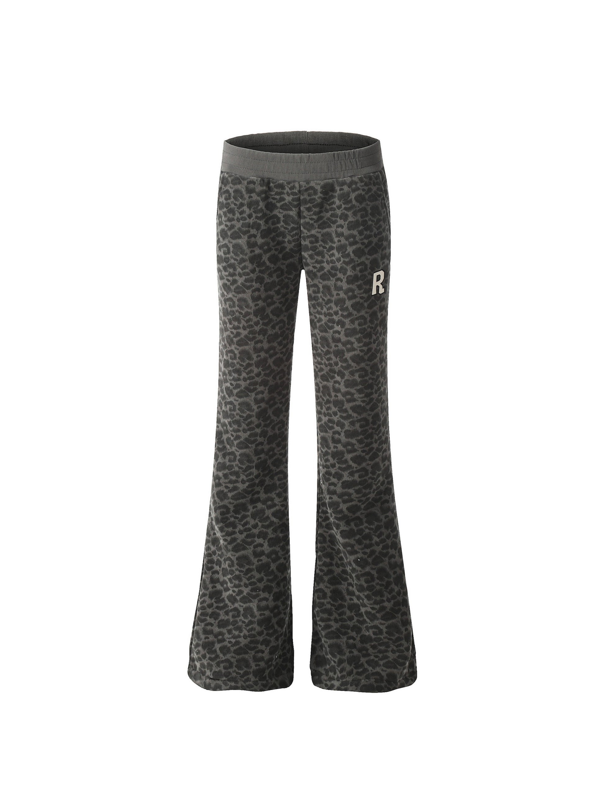 Vinatge Leopard Horn Fleece Pants