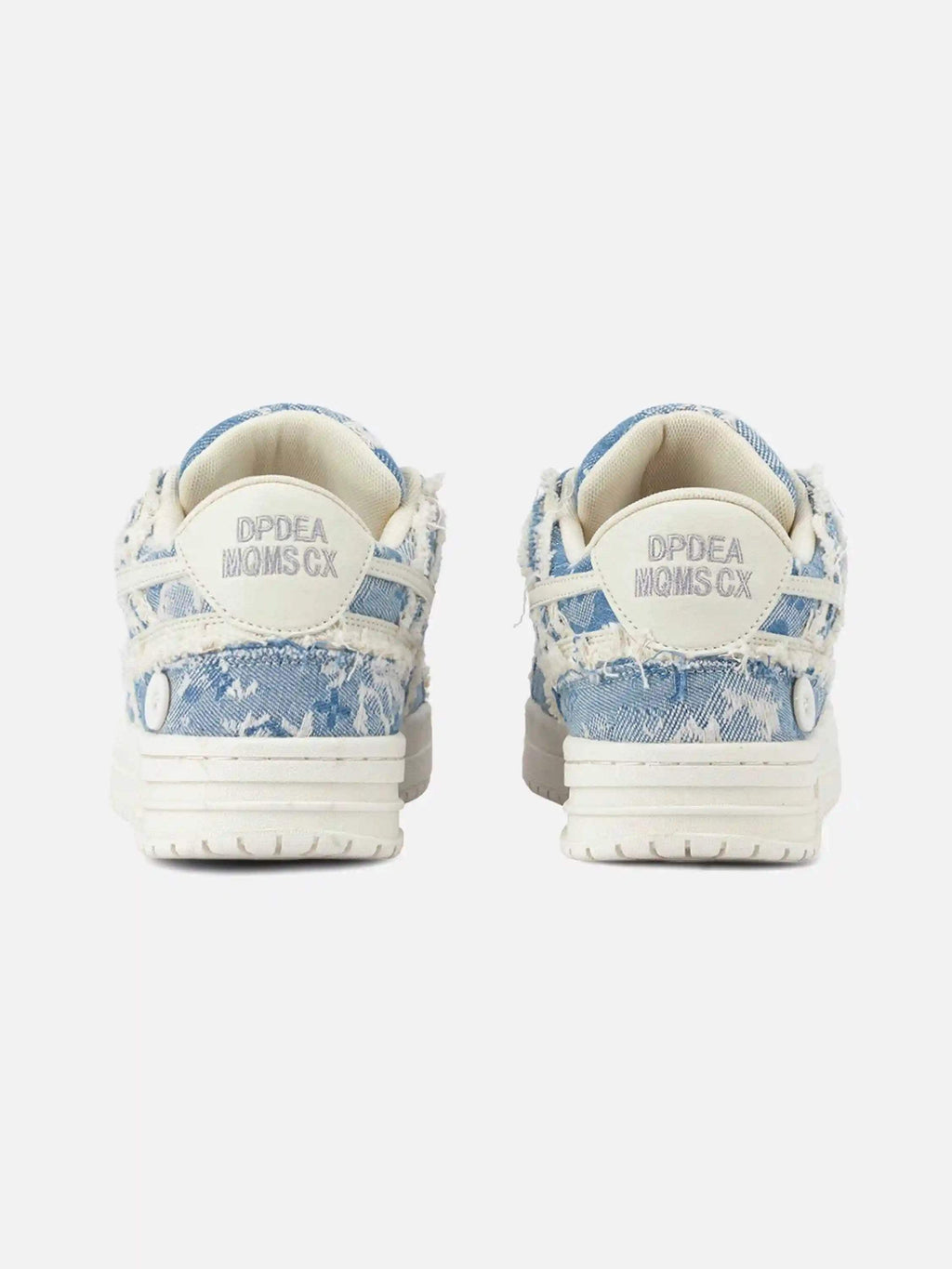 Disguisen Couple Small Fragrance Style Blue Denim Sneakers