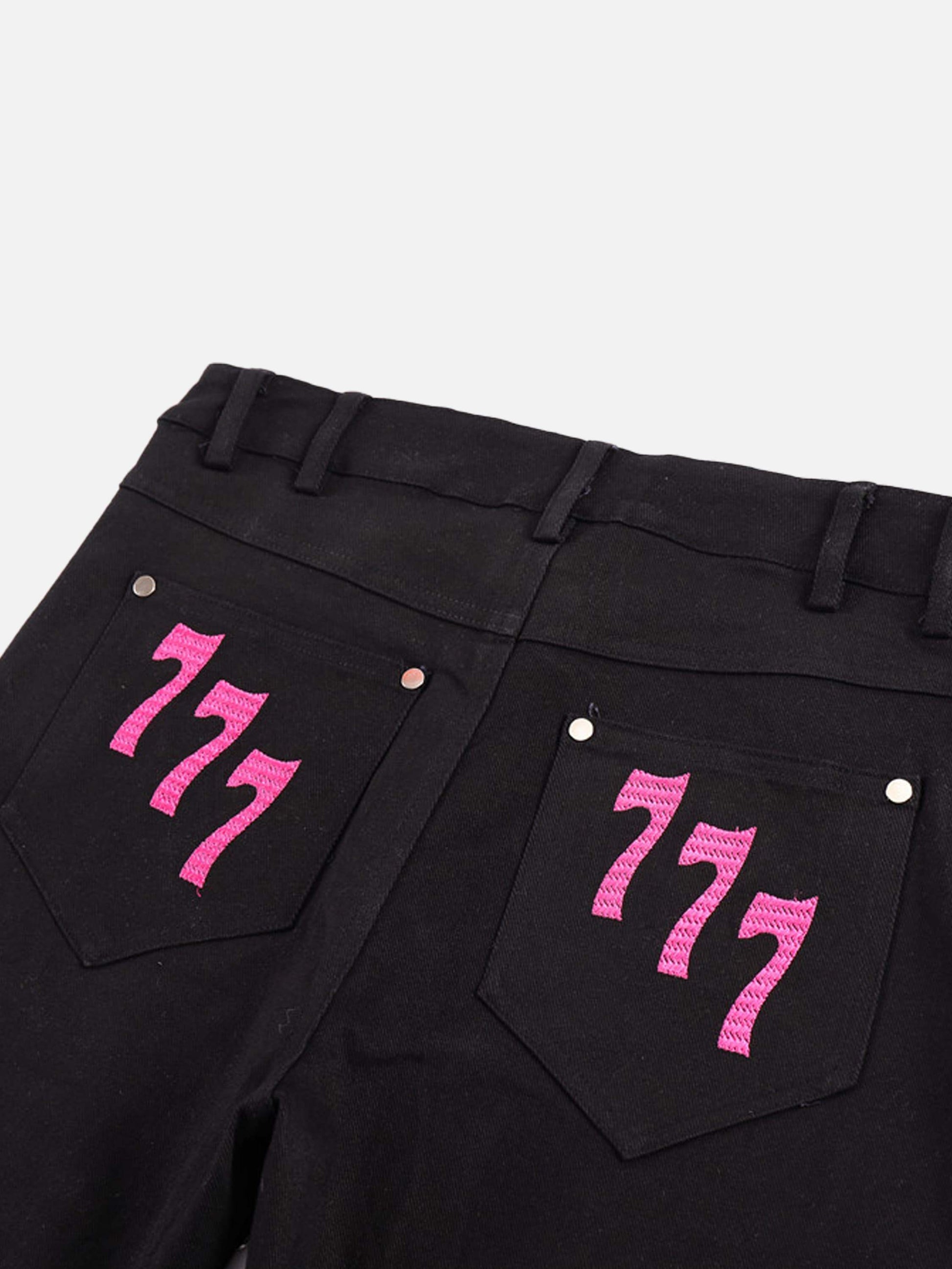 Disguisen American High Street Digital Embroidered Jeans