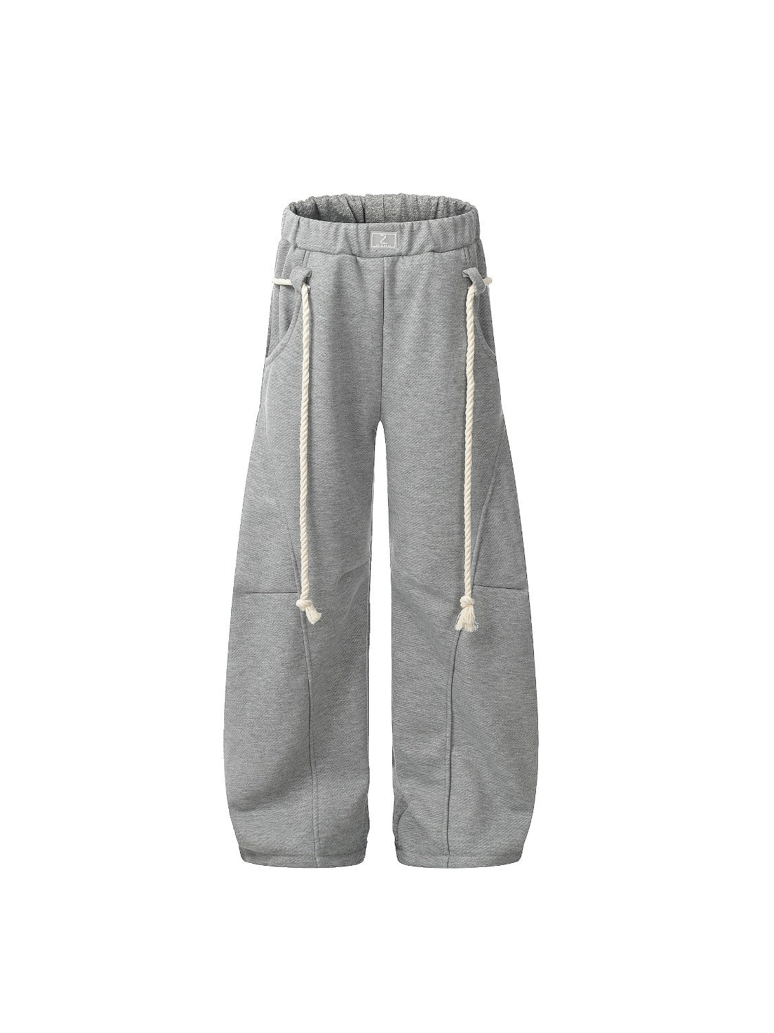 Retro Curved Drape Sweatpants