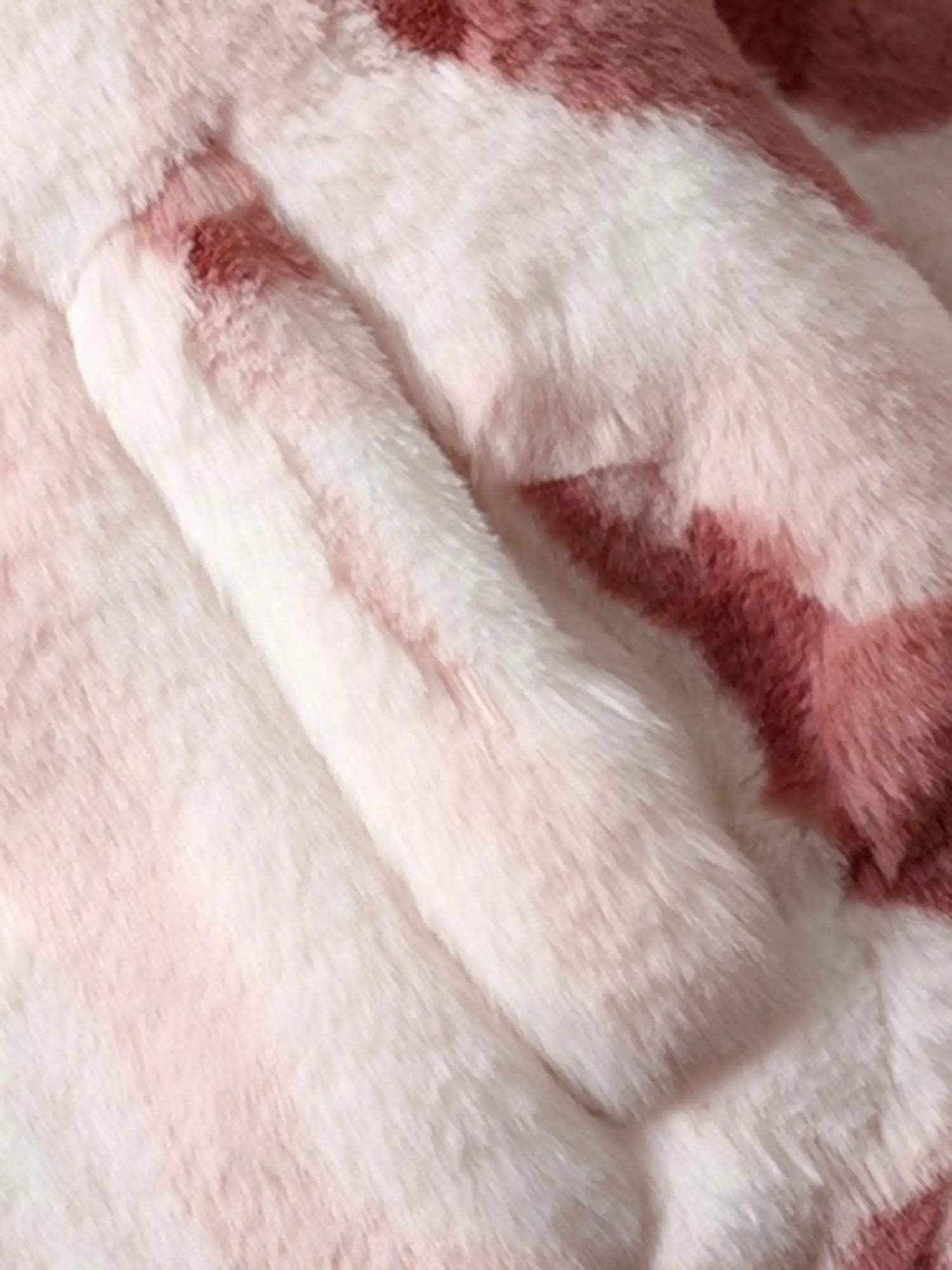 Disguisen Tie-dye Stand-up Collar Sherpa Coat