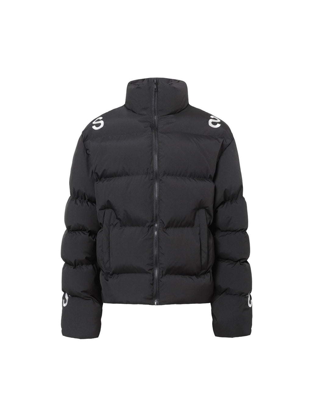 Lettering Embroidered Coat