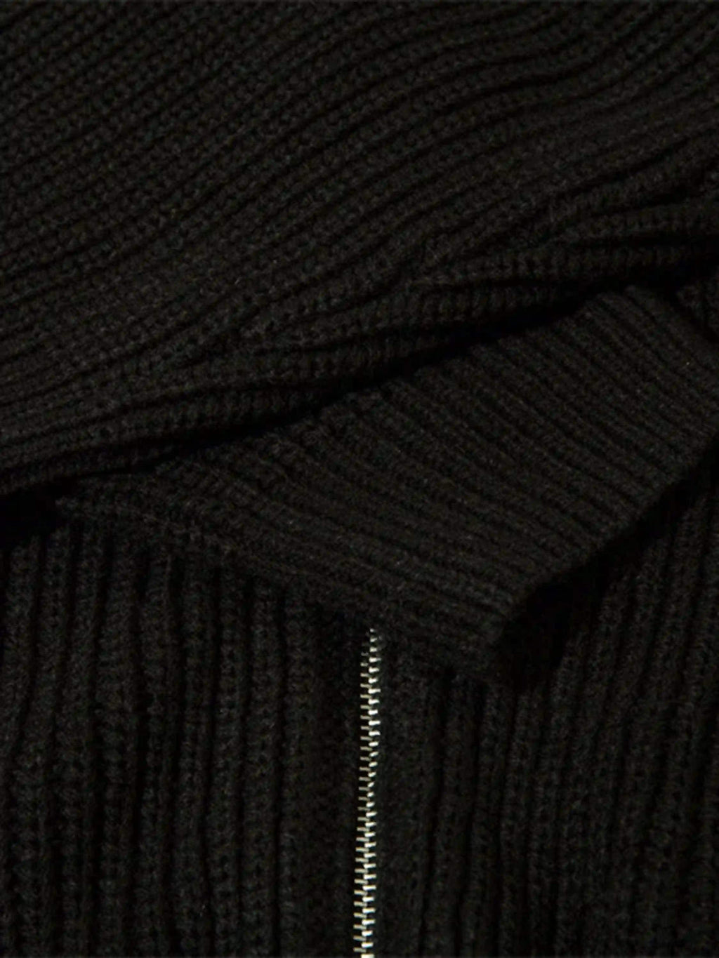 Disguisen American Style Color Blocking Zipper Cardigan