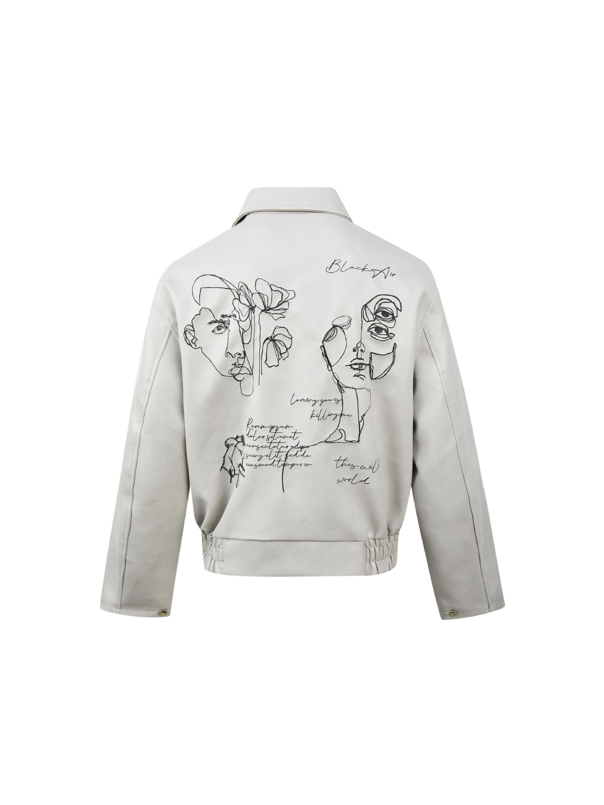 Vintage Locomotive Letter Cleanfit Jacket