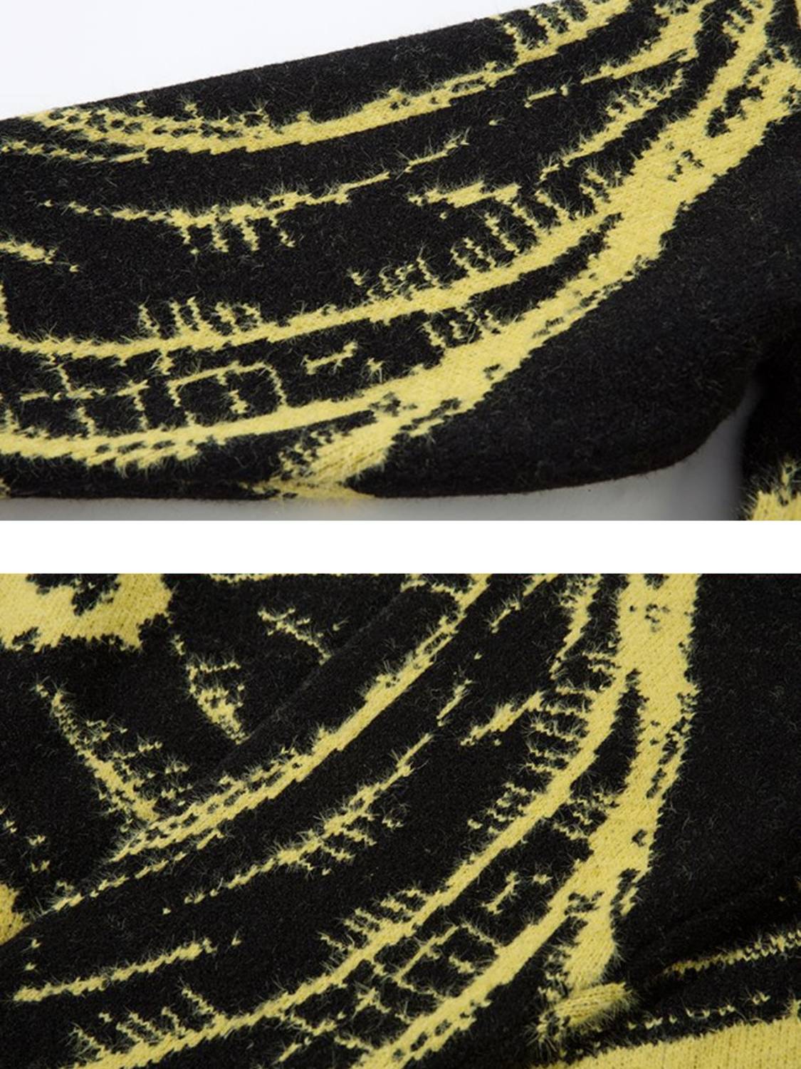 High Street Lazy Style Cat Jacquard Sweater