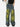 Vintage Spray-painted Patch Ripped Jeans