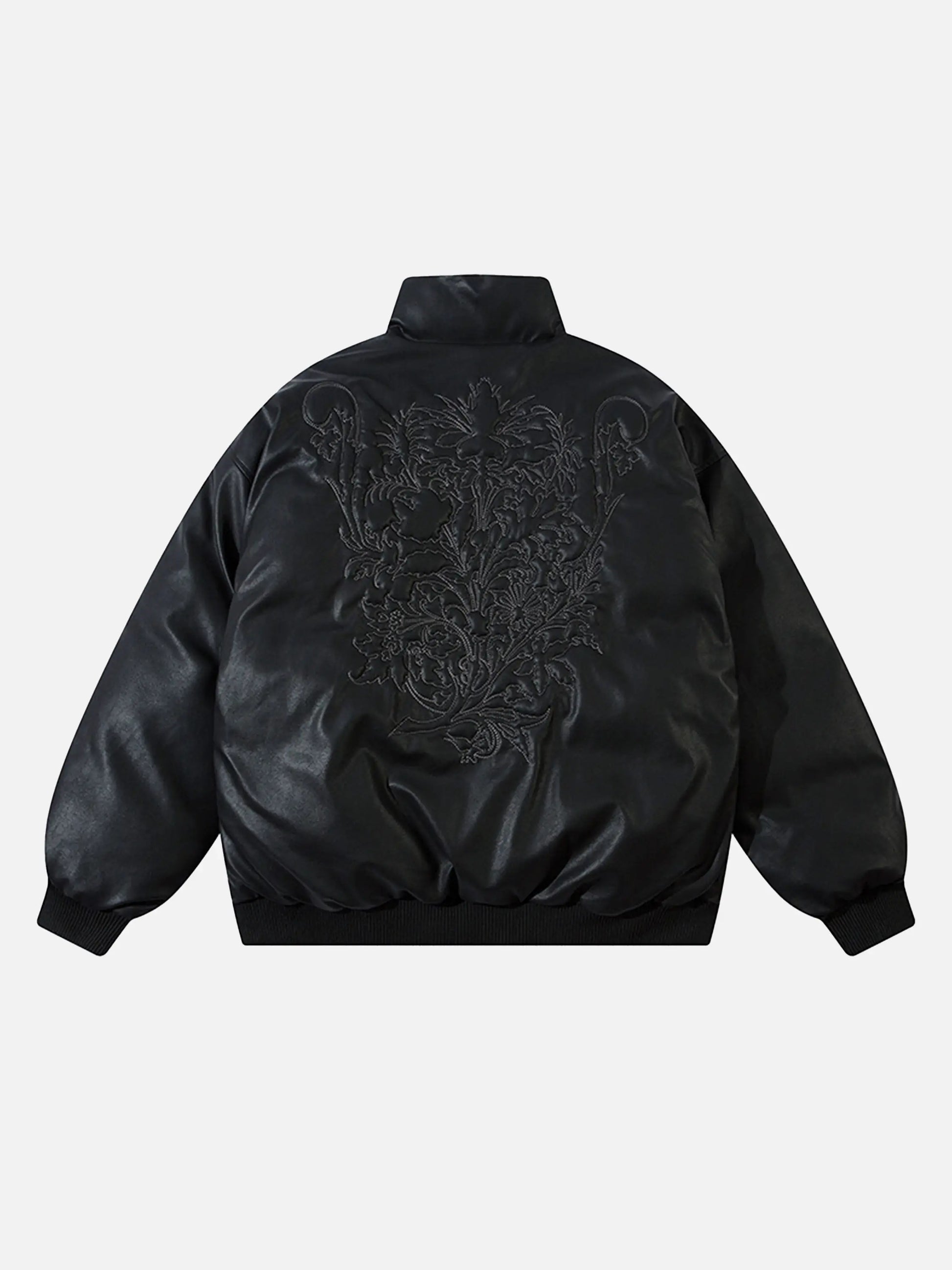 Disguisen American Street Style Floral Embroidered Coat