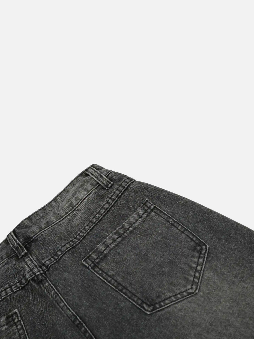 Distressed Star Patch Jeans