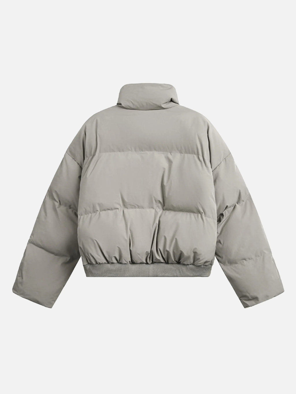 Solid Color Cropped Coat