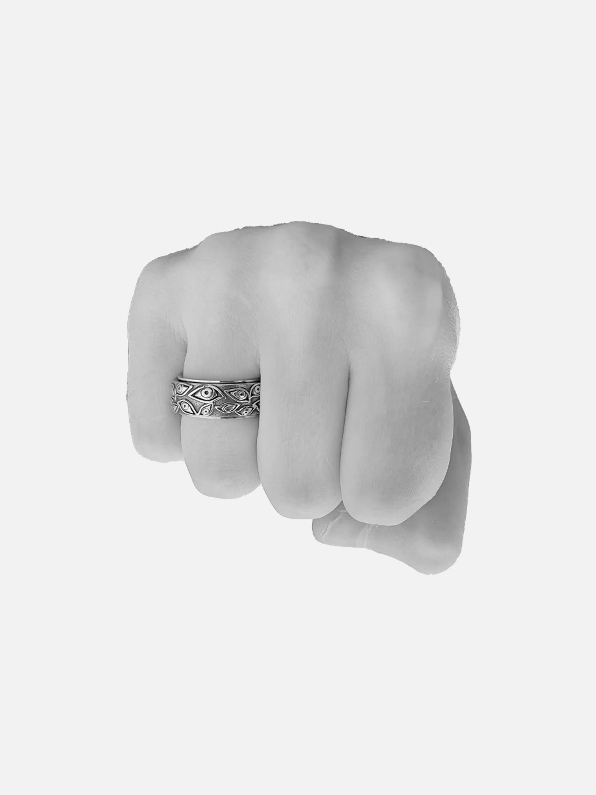 Devil Eyes Spinner Ring