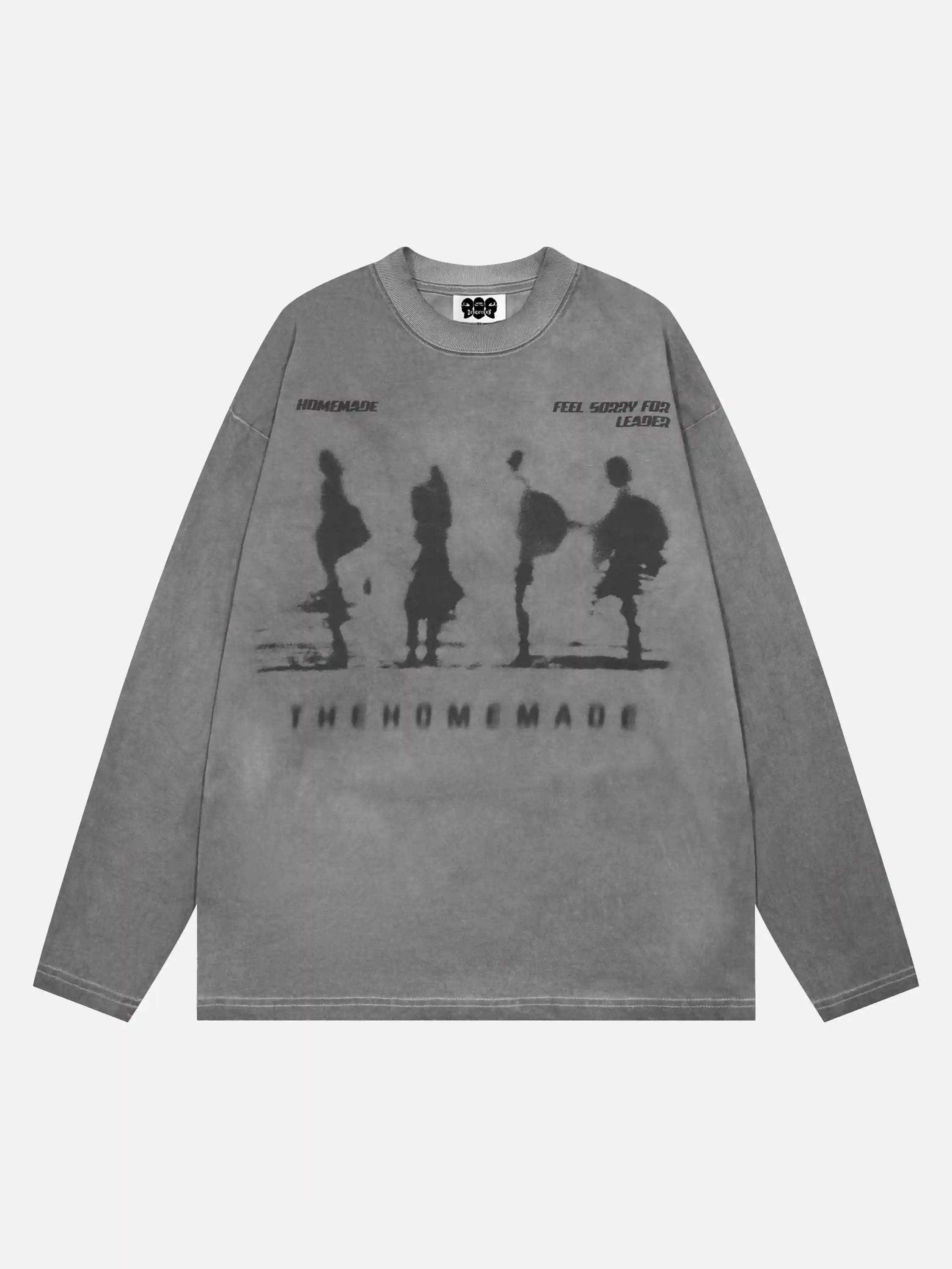 Disguisen Hip-Hop Fantasy Portrait Long-Sleeved T-Shirt