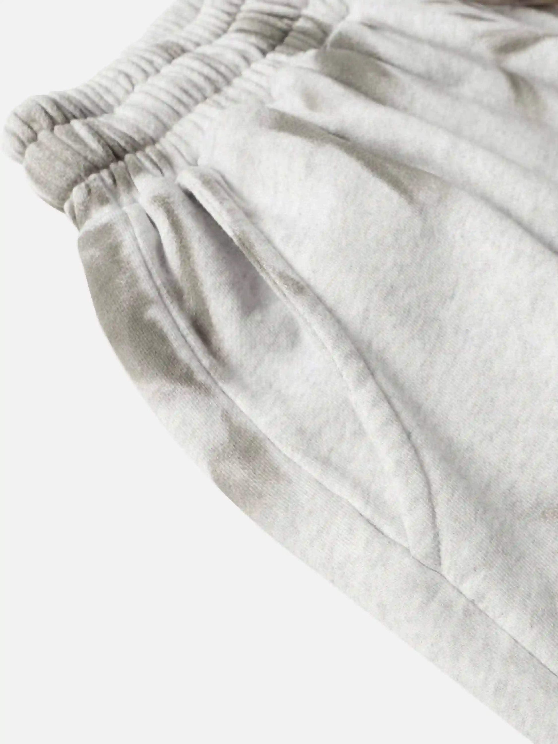 Disguisen Vintage Dirty Elastic Drawstring Loose Shorts