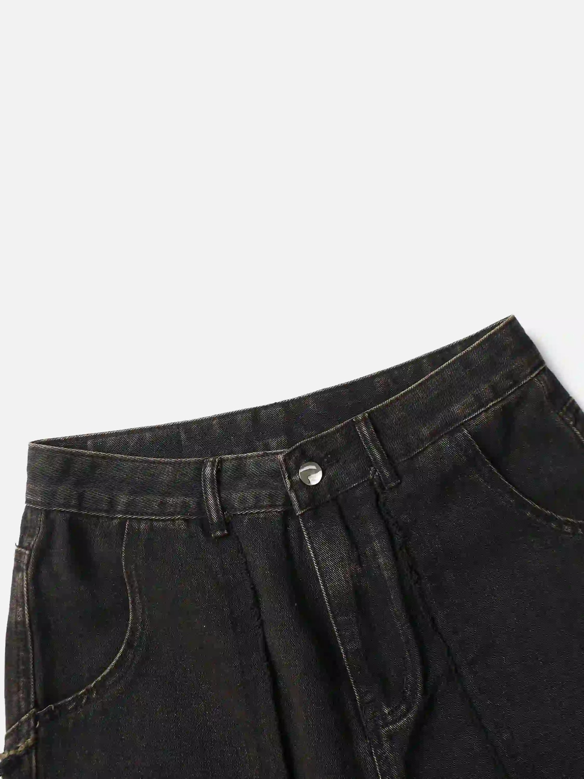 Disguisen American Style Raw Edge Dyed Jeans