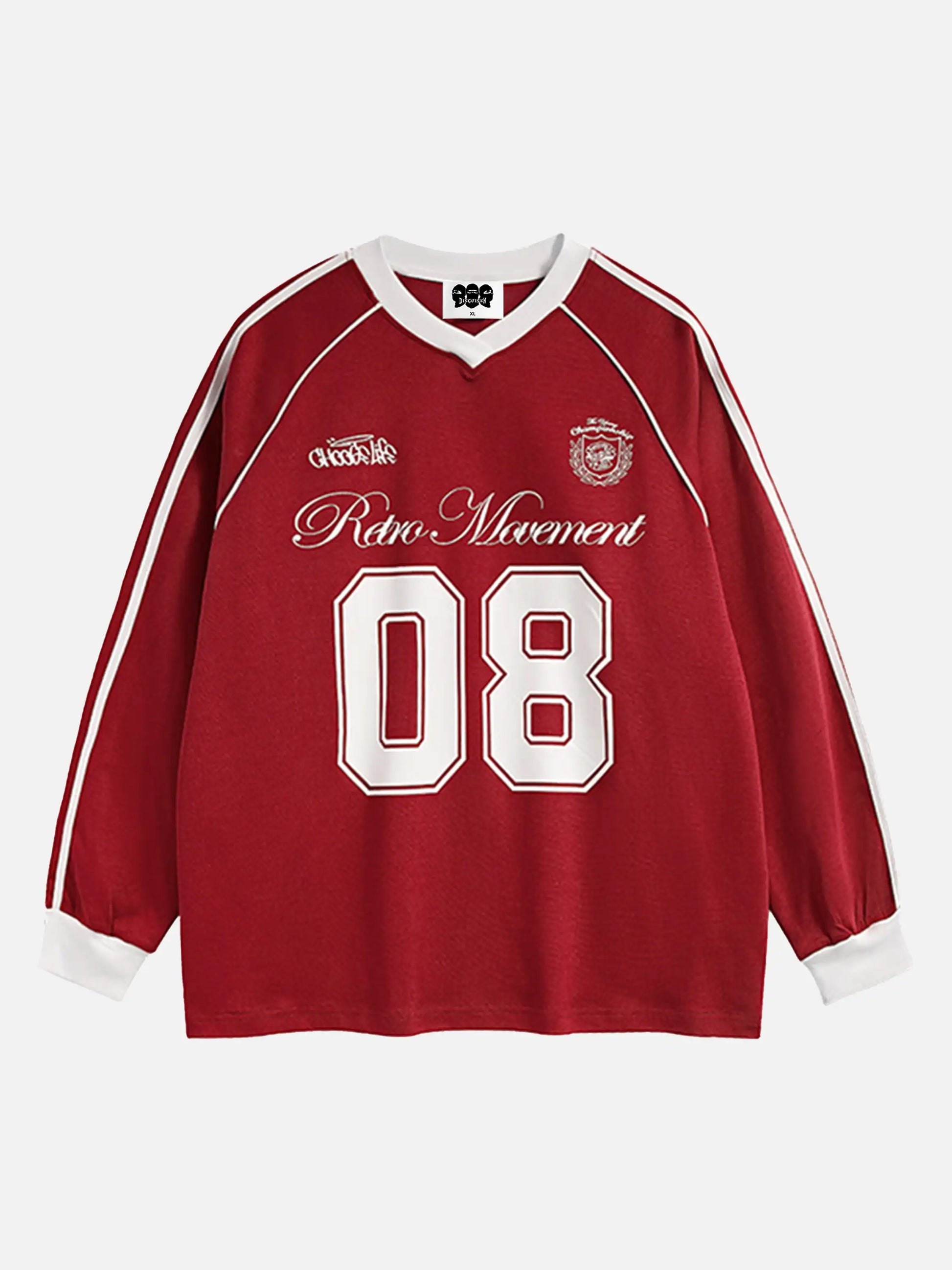 Disguisen Street American Long-Sleeved Jersey T-Shirt