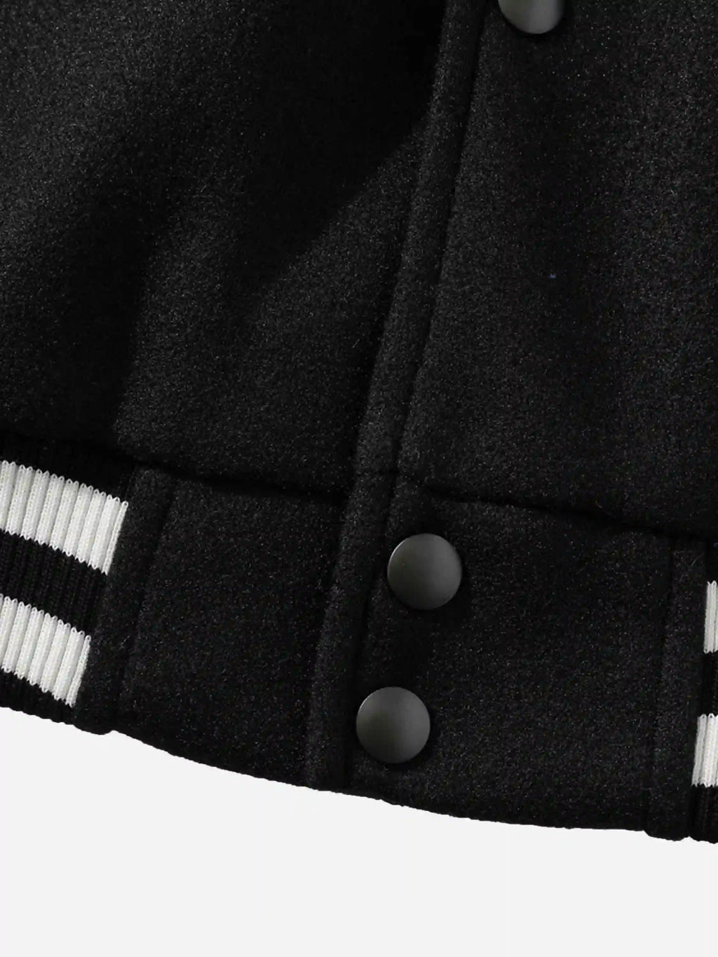 Disguisen Flocking Embroidery Baseball Jacket