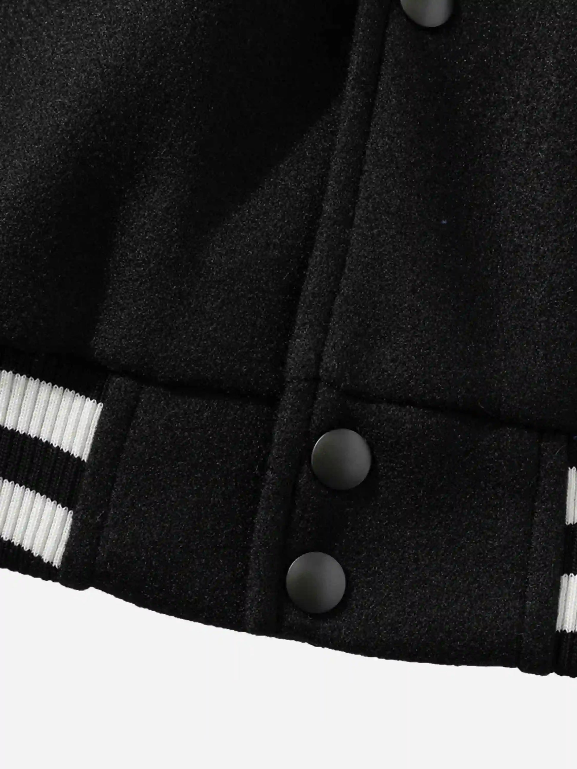 Disguisen Flocking Embroidery Baseball Jacket
