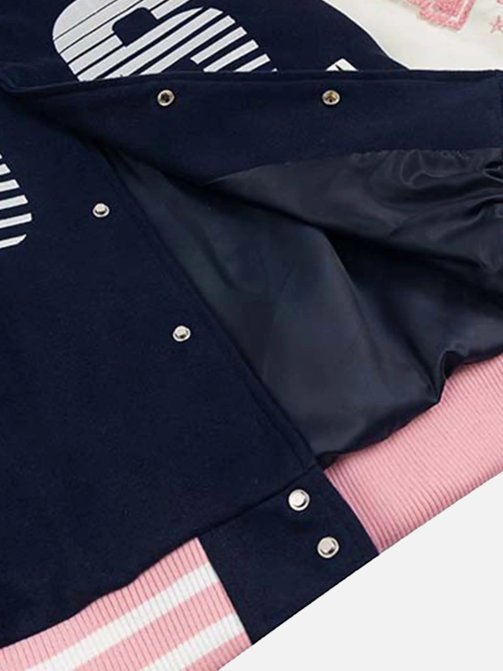 Number 56 Embroidered PU Baseball Jacket