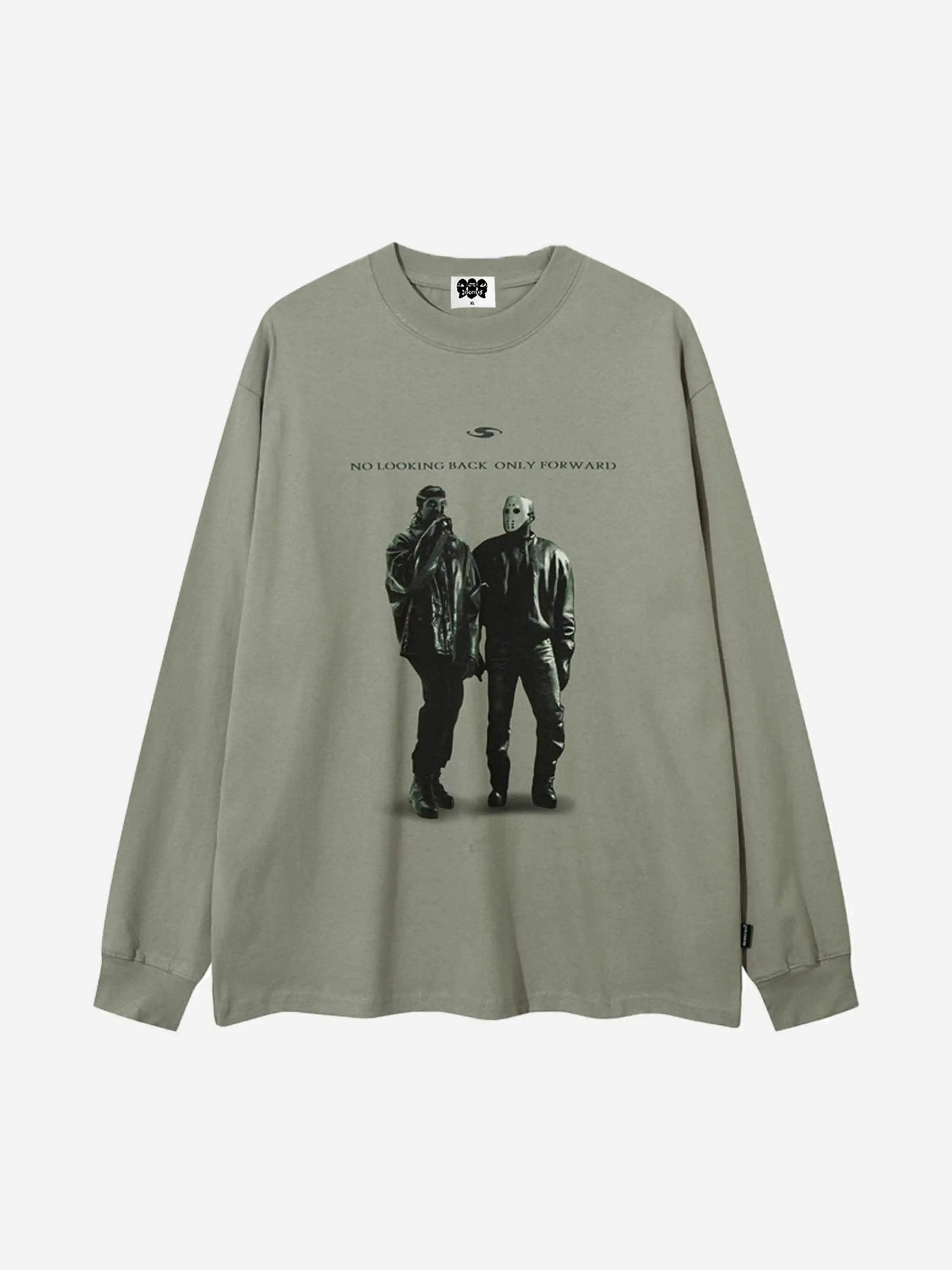 Disguisen Hip Hop Cotton Long Sleeve T-Shirt