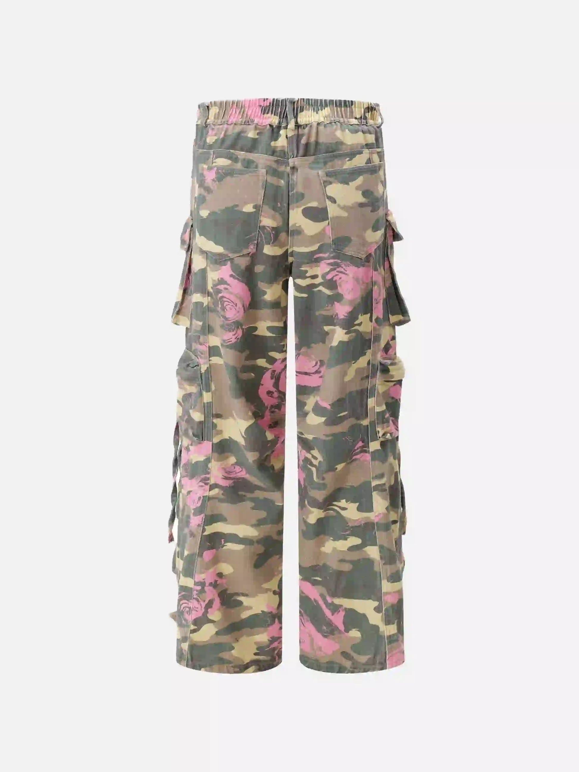 Disguisen Hip-Hop Camouflage Cargo Pants with Multi-Pockets