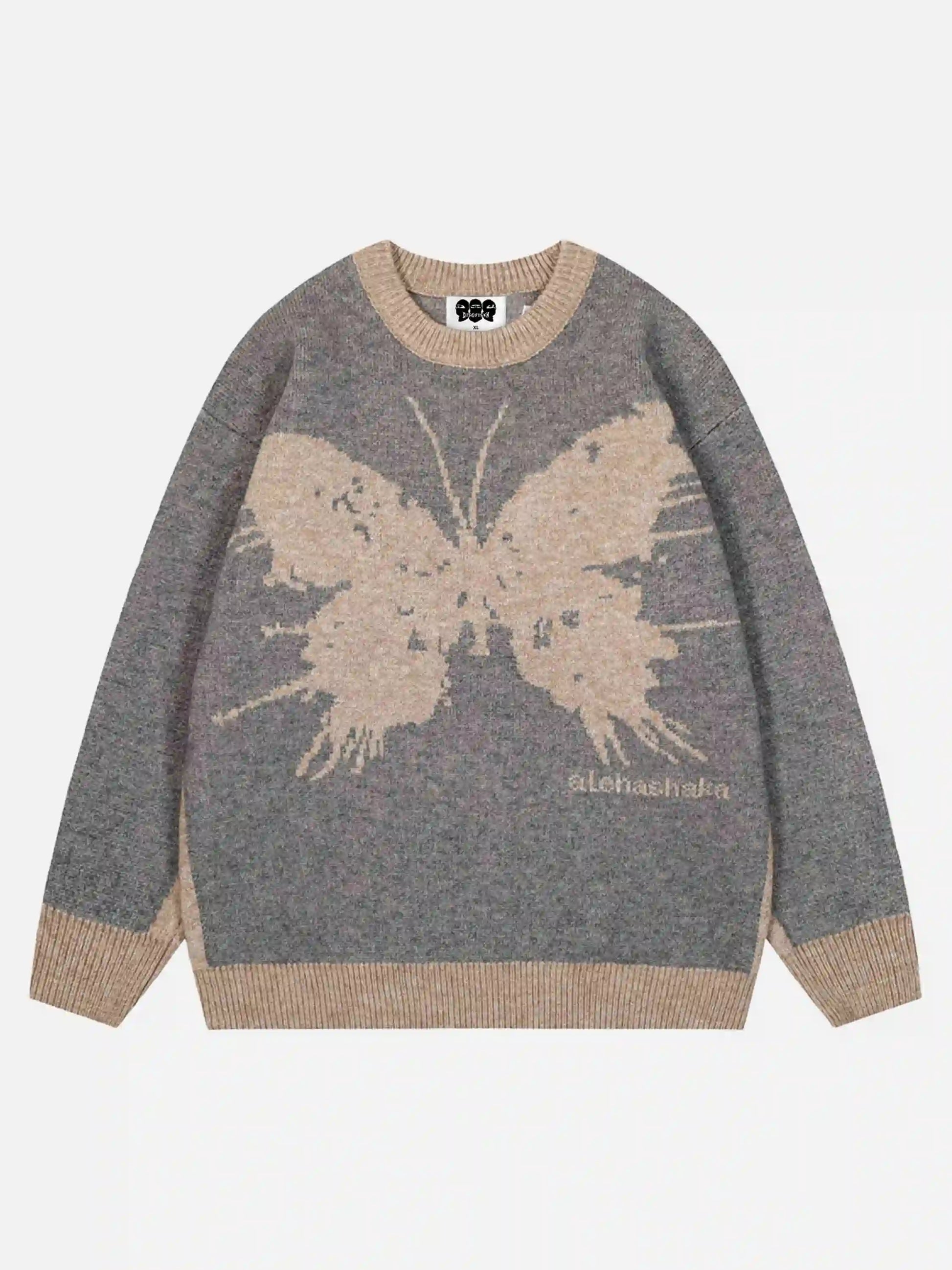 Disguisen Jacquard Butterfly Sweater