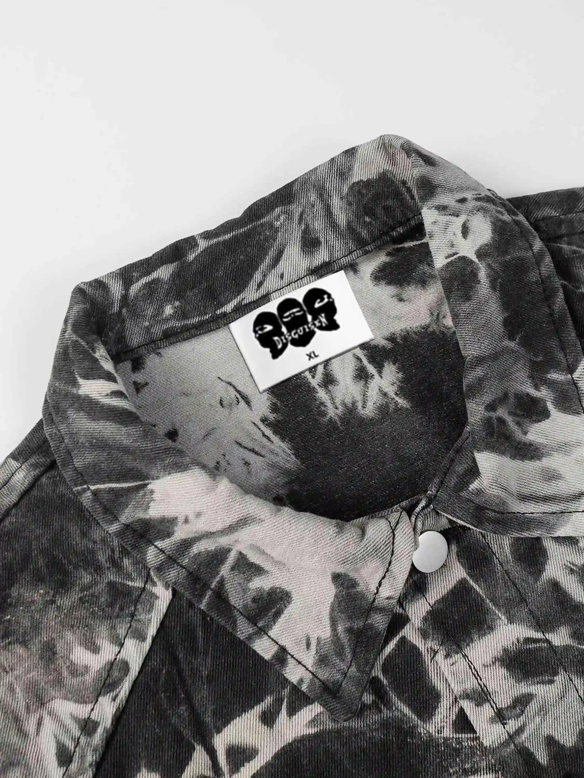 Disguisen Vinateg Tie-dye Denim Jacket