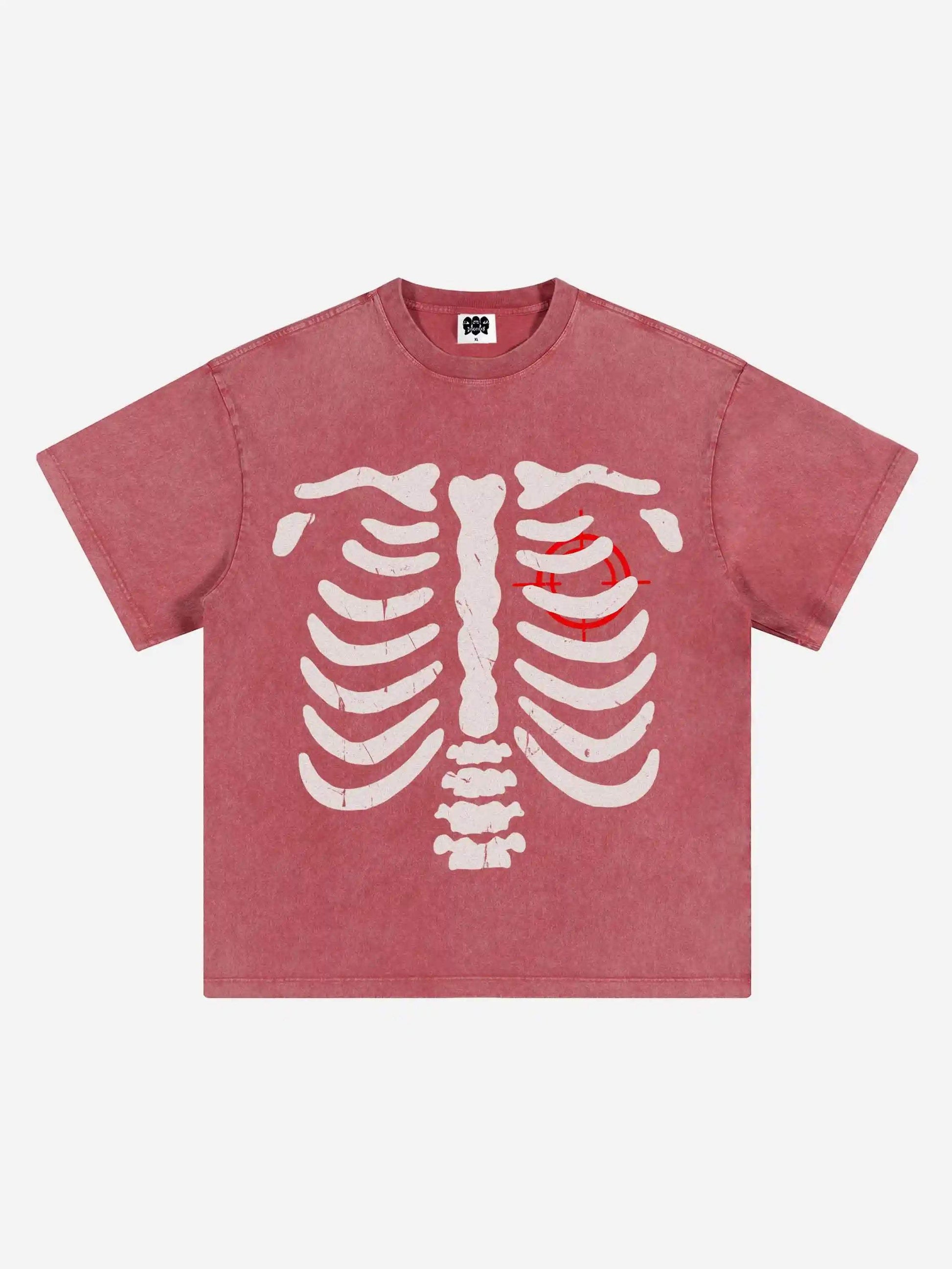 Maglietta Disguisen American Retro Skull