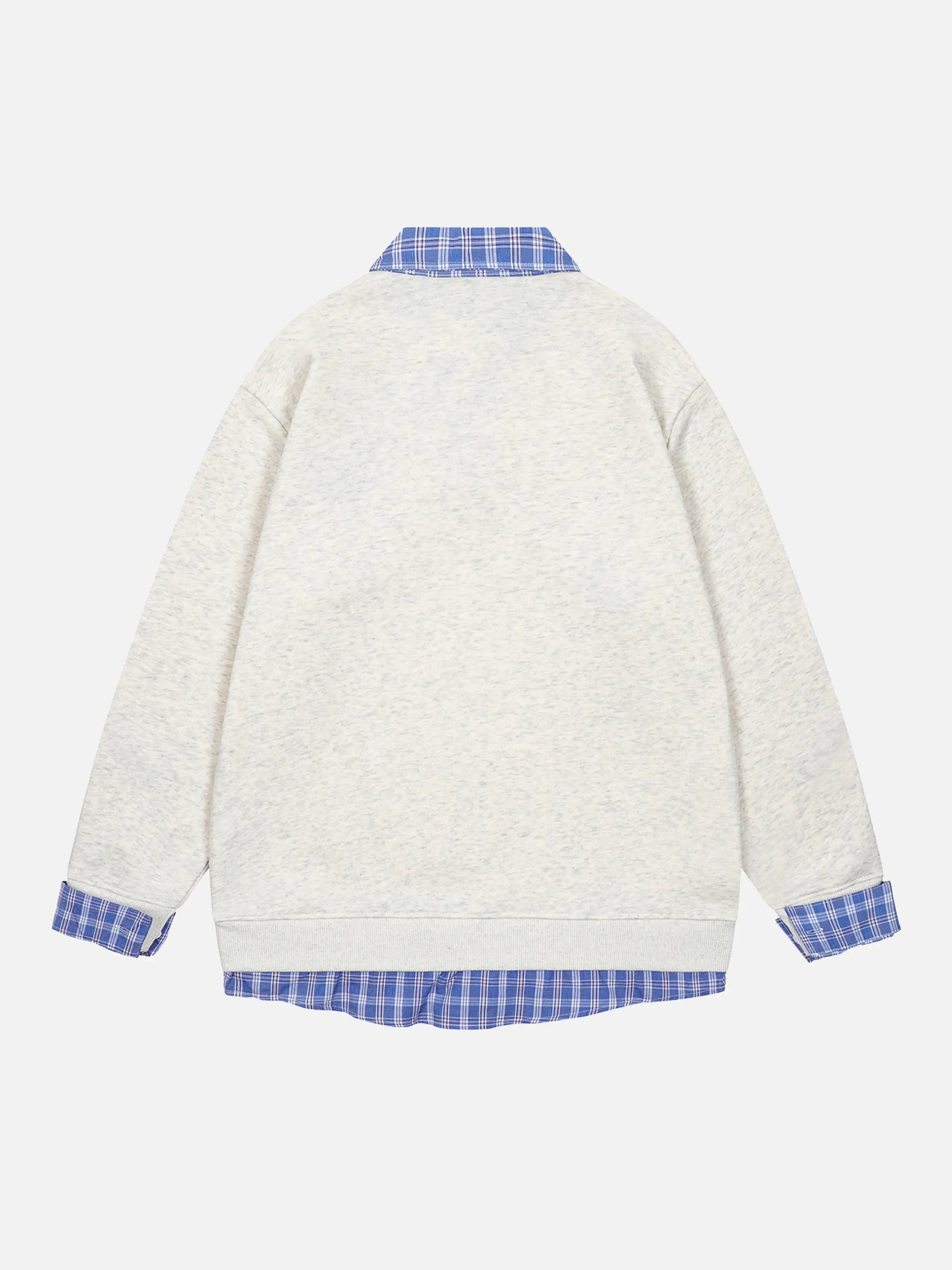 Cartoon Dachshund Embroidered Sweatshirt