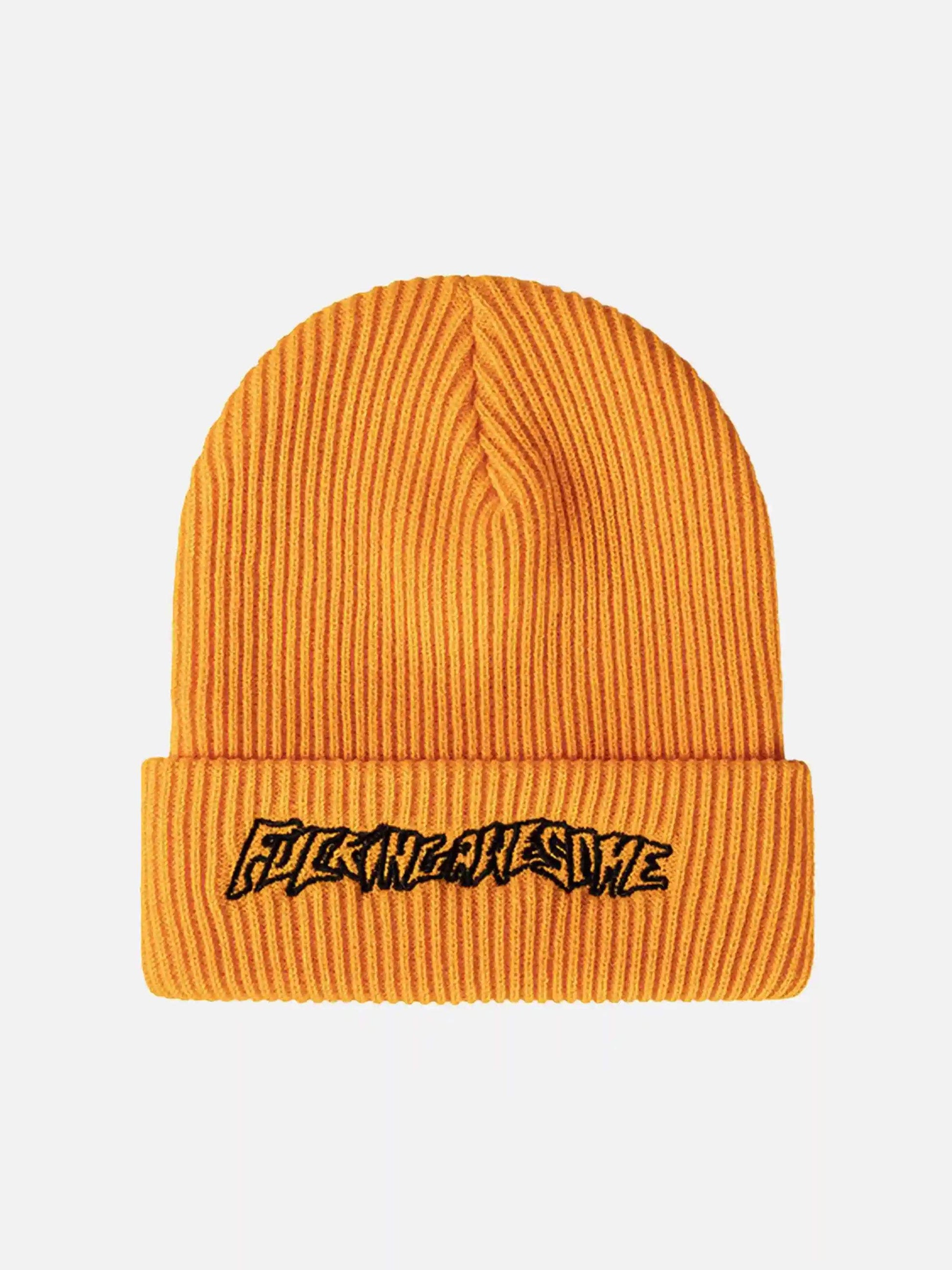 Disguisen American Street Embroidery Knitted Hat