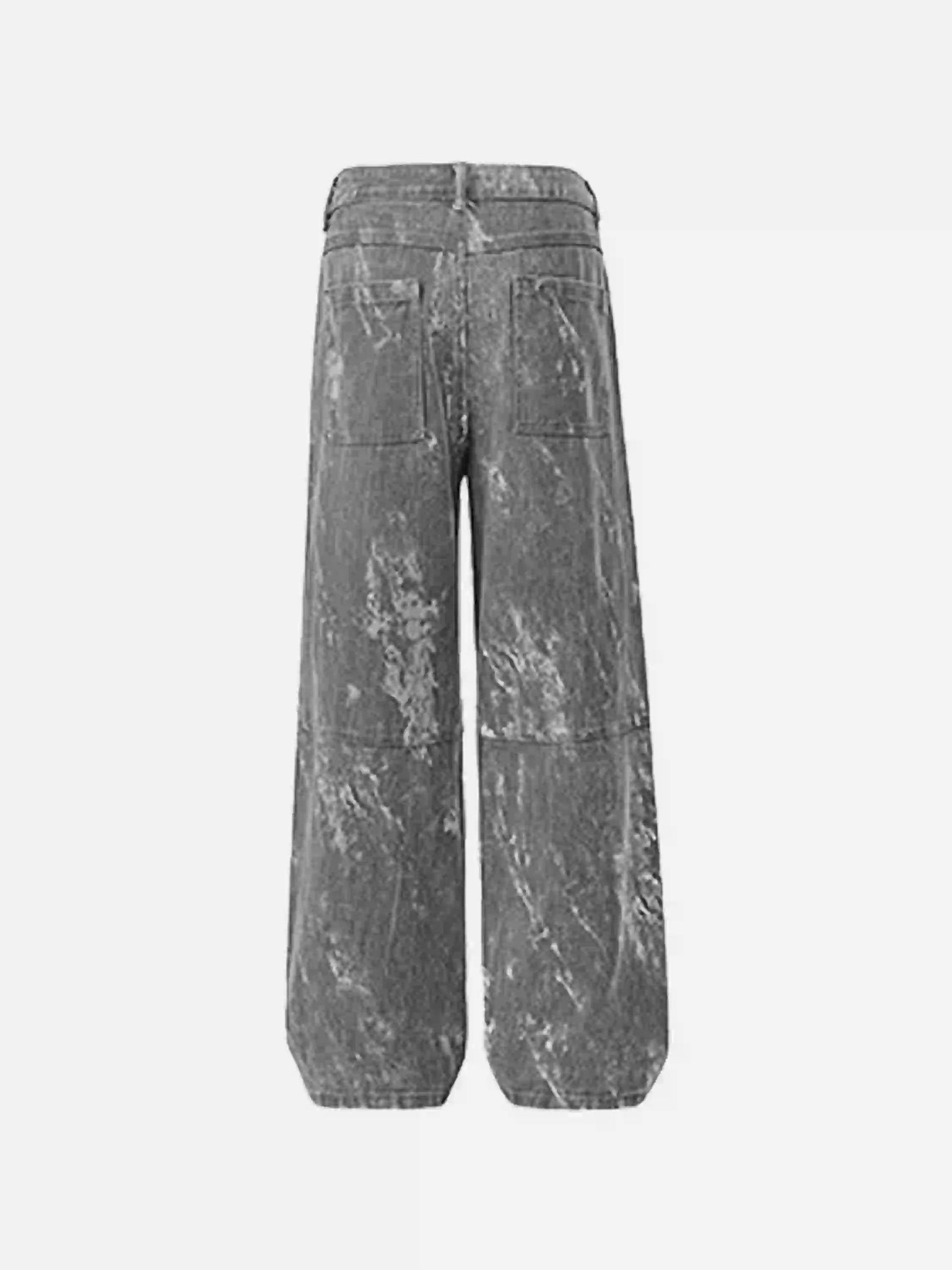 Disguisen American Retro Style Multi-Pocket Overalls