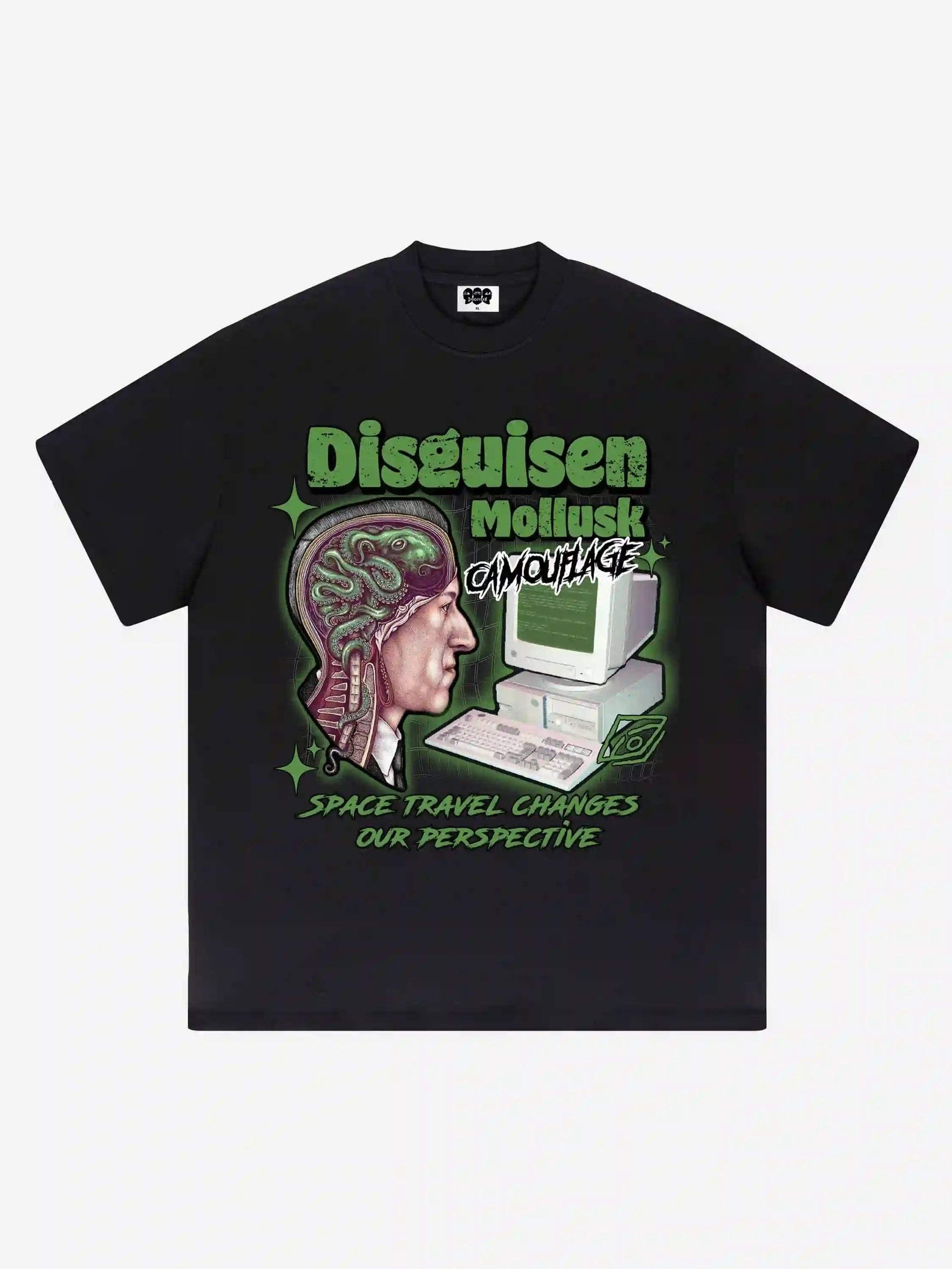 Disguisen Fun Portrait Loose T-Shirt