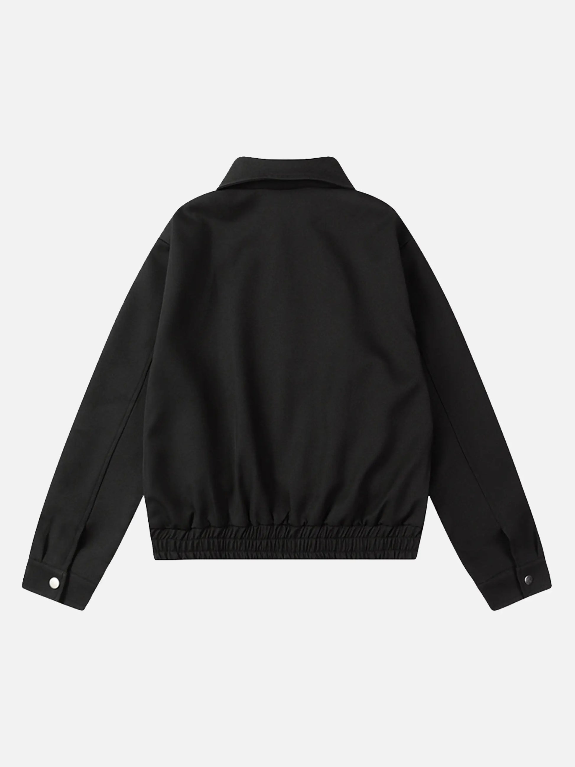 Disguisen American Retro Distressed Letter Print Jacket