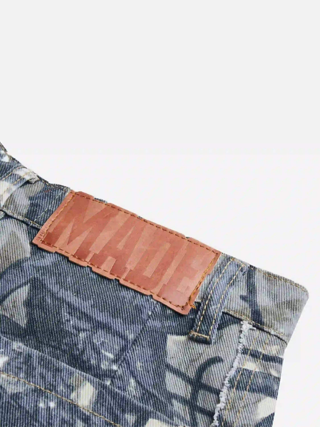 Disguisen Hip Hop Branch Camouflage Zipper Overalls