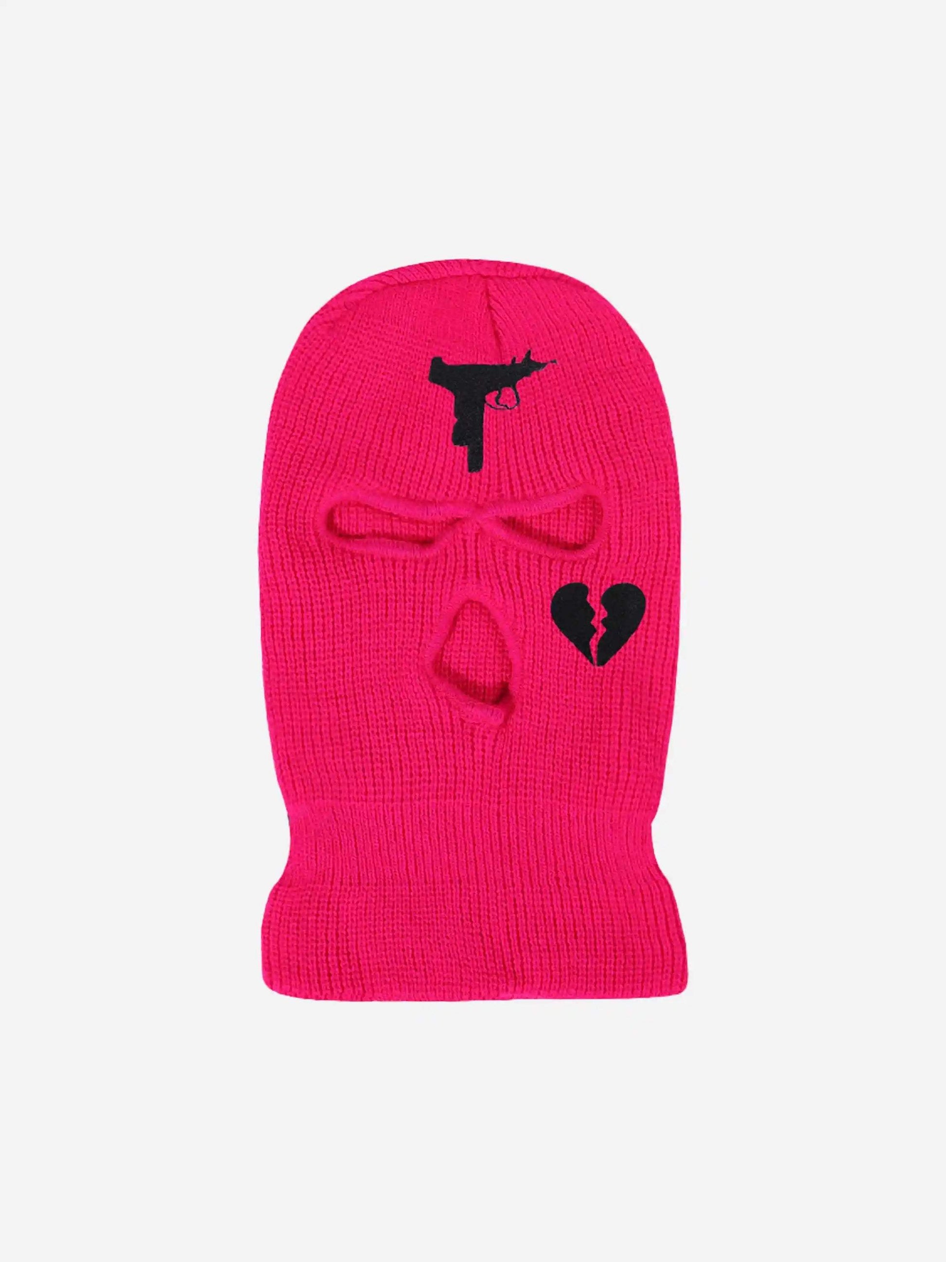 Disguisen Street Three-Hole Knitted Embroidered Beanie