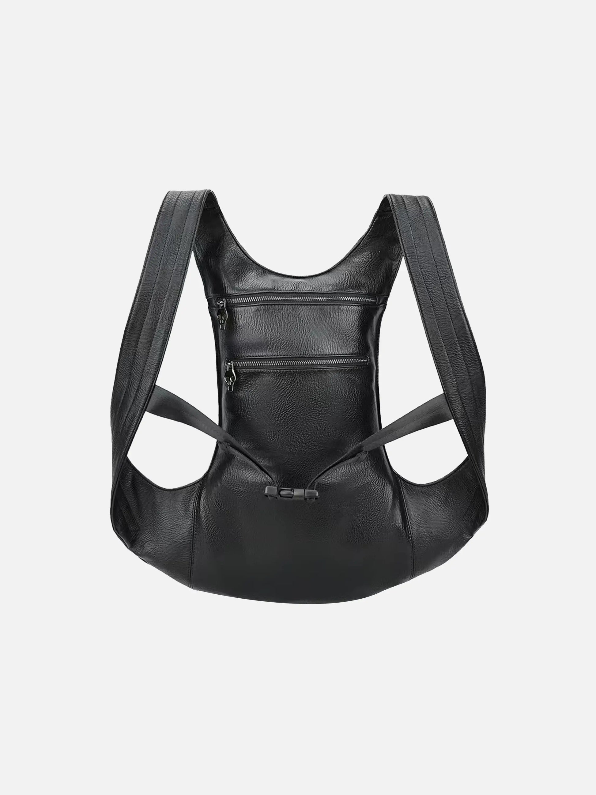 Punk Skull Embossed Backpack