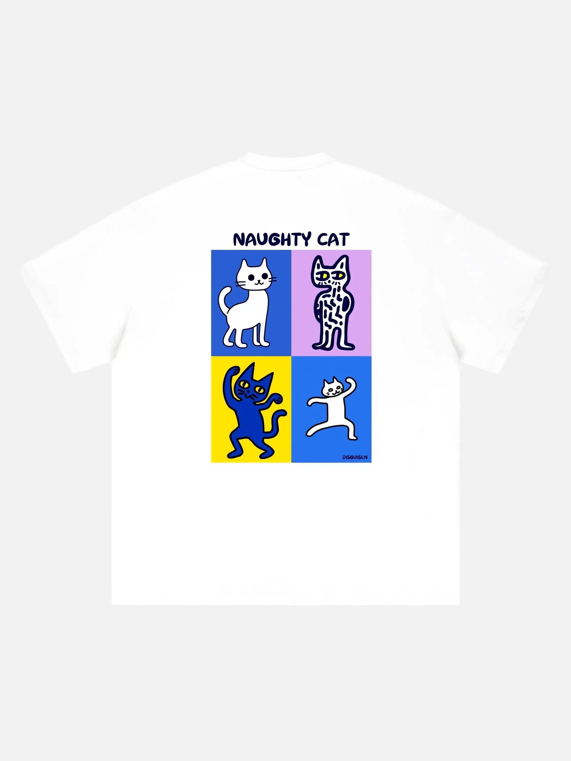 Disguisen Funny Cat Loose T-Shirt