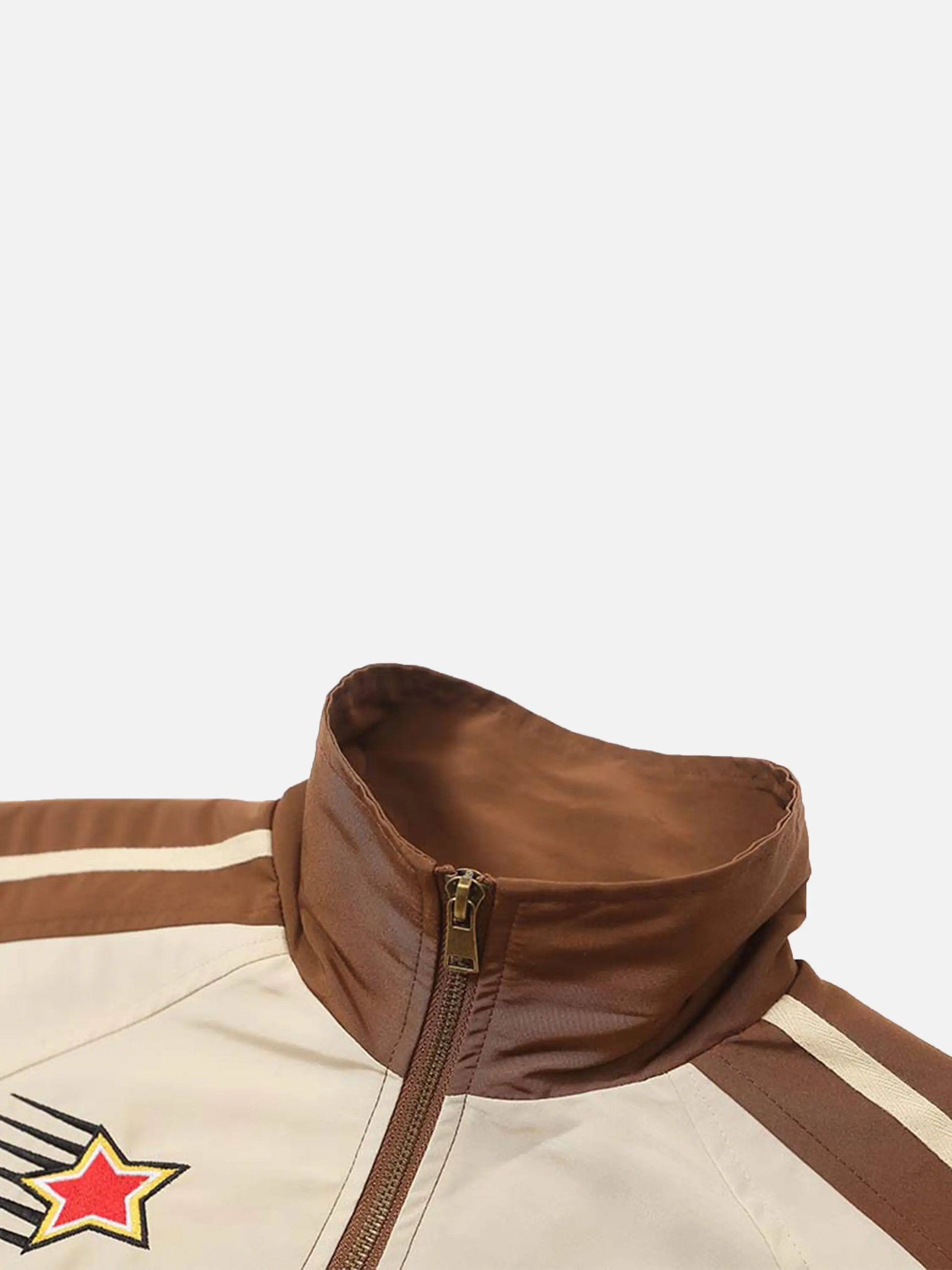 Racing Embroidered Patchwork Jacket