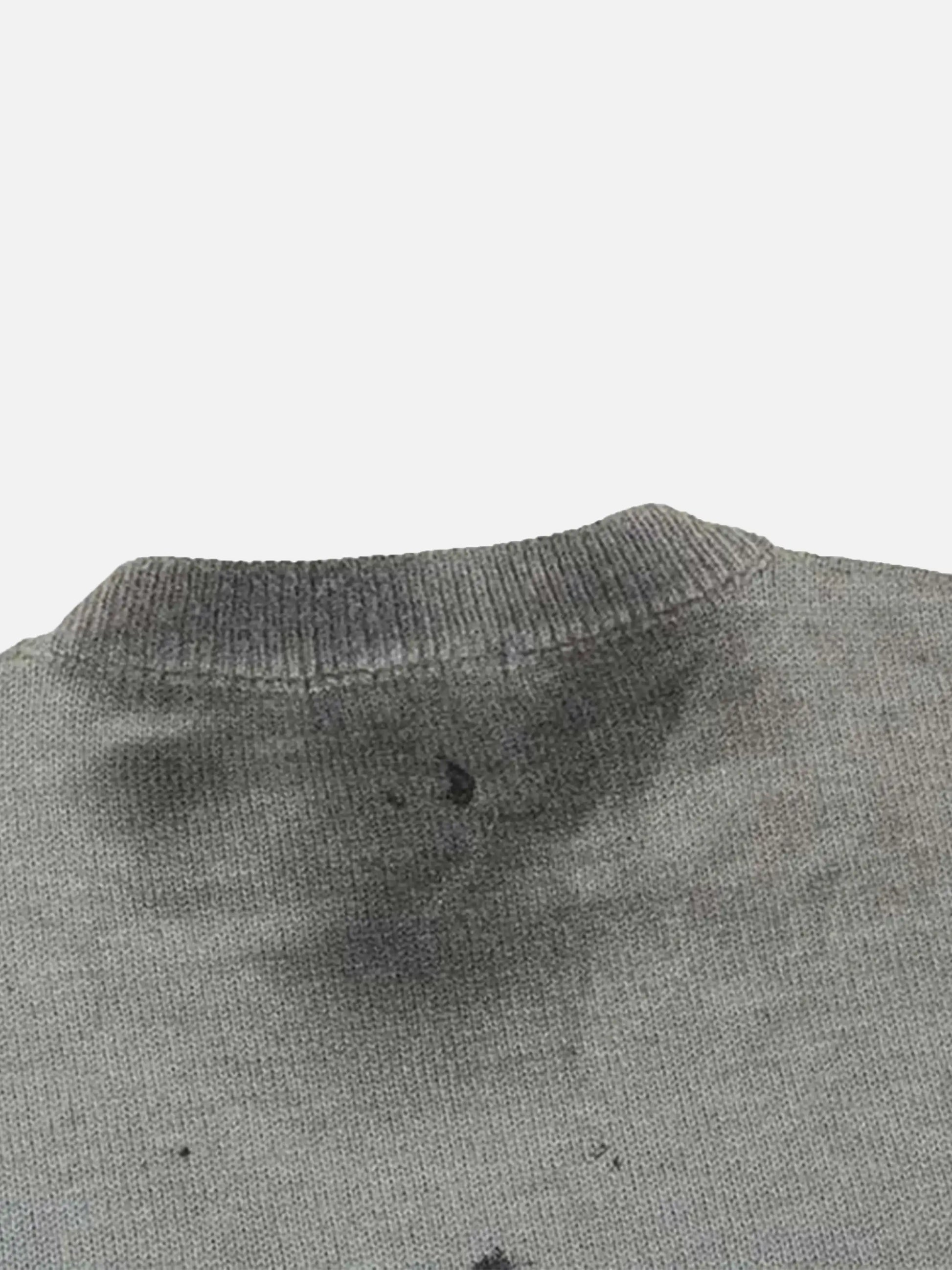 Vintage Ripped Tie-dye Sweater