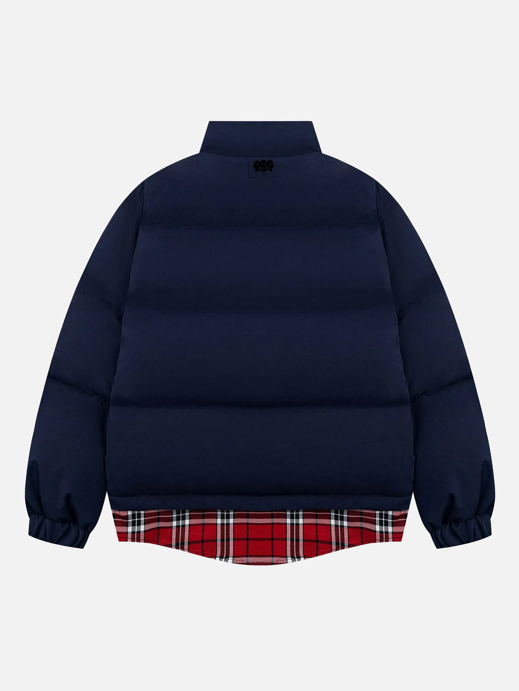 Vintage Fake Two-piece Plaid Coat