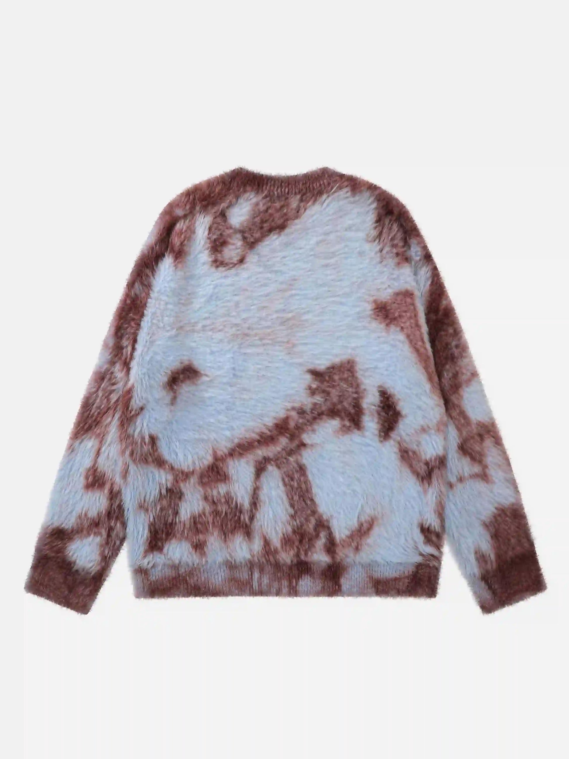 Disguisen Mohair Tie-dye Design Sweater