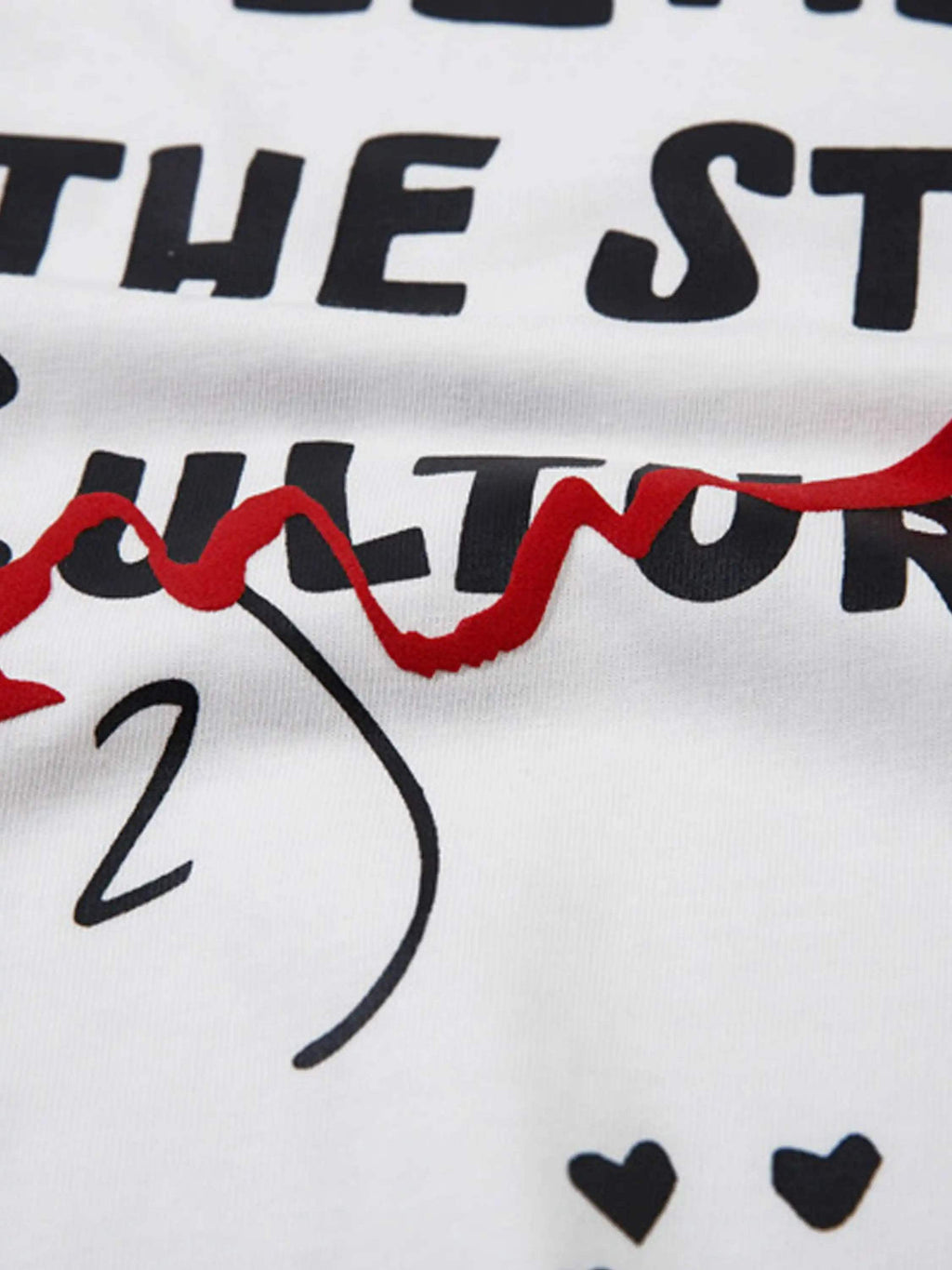 Disguisen Street Fun Letter Graffiti Long Sleeve T-Shirt